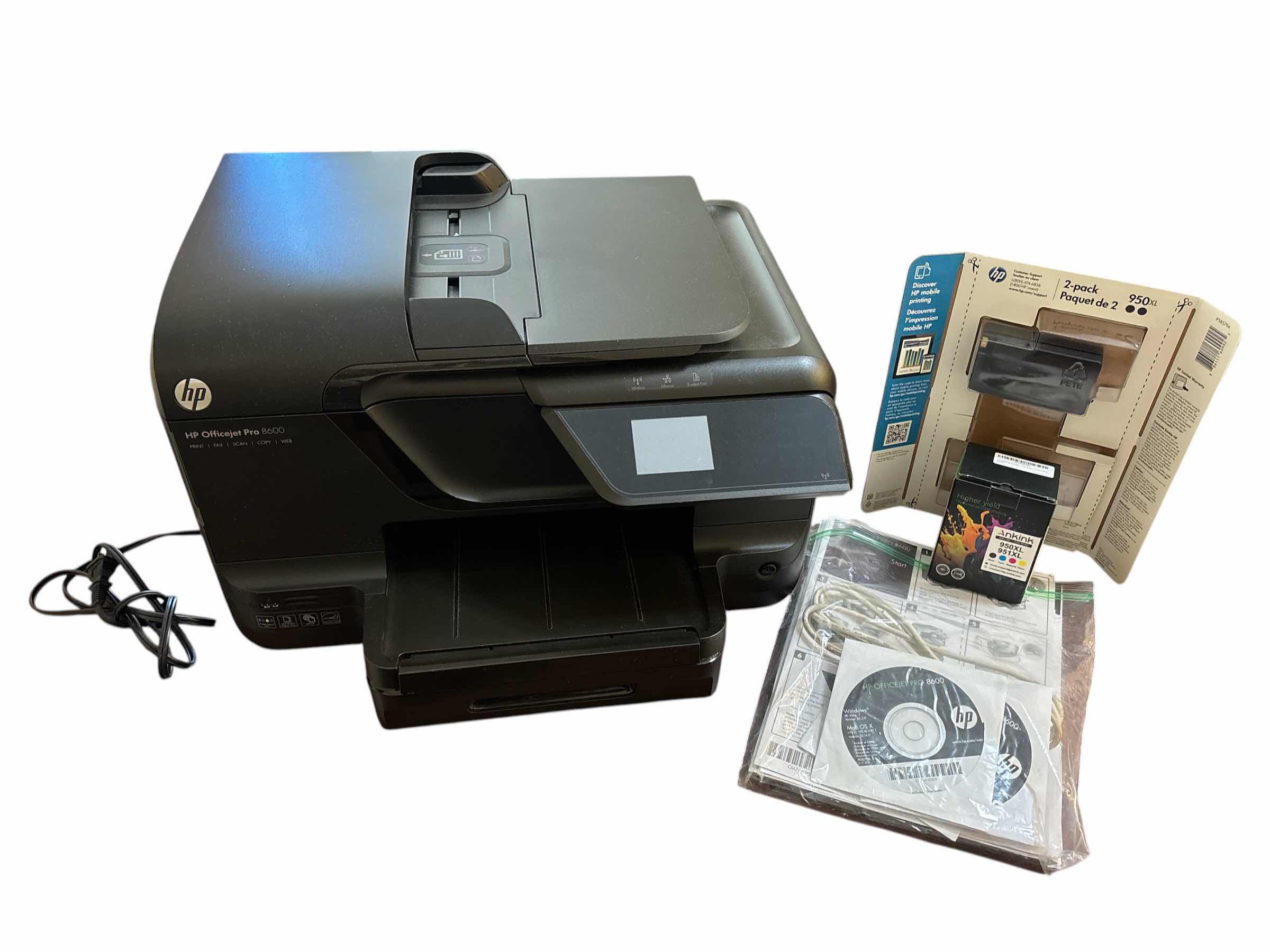 Photo 1 of HP OFFICEJET PRO 8600 PRINTER PRINT/FAX/SCAN/COPY/WEB $380