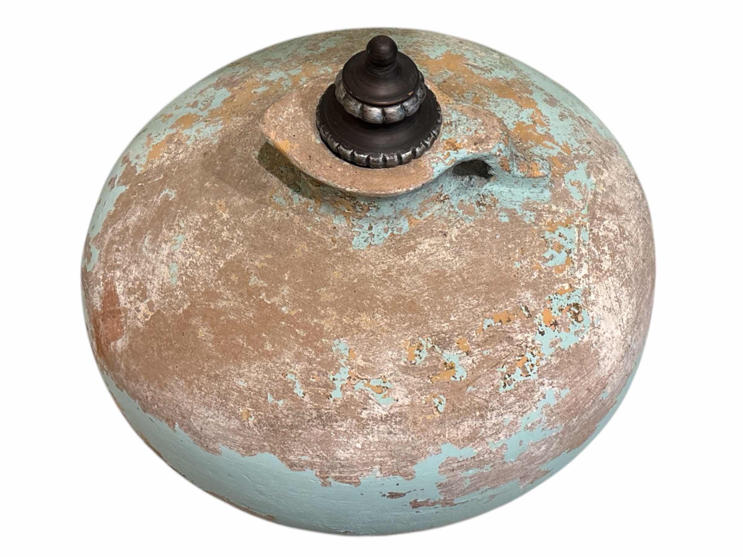 Photo 1 of DECORATIVE CLAY POT DECOR 17” X 17” H14”