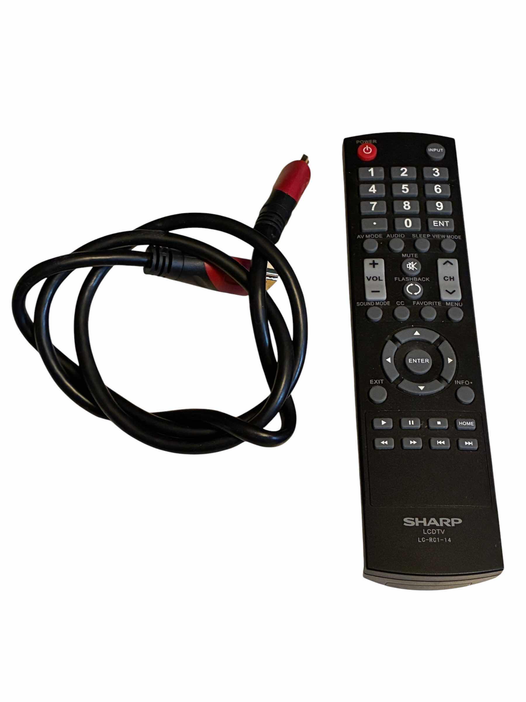 Photo 1 of SHARP 32” LCD TV W REMOTE LC-32LB261U