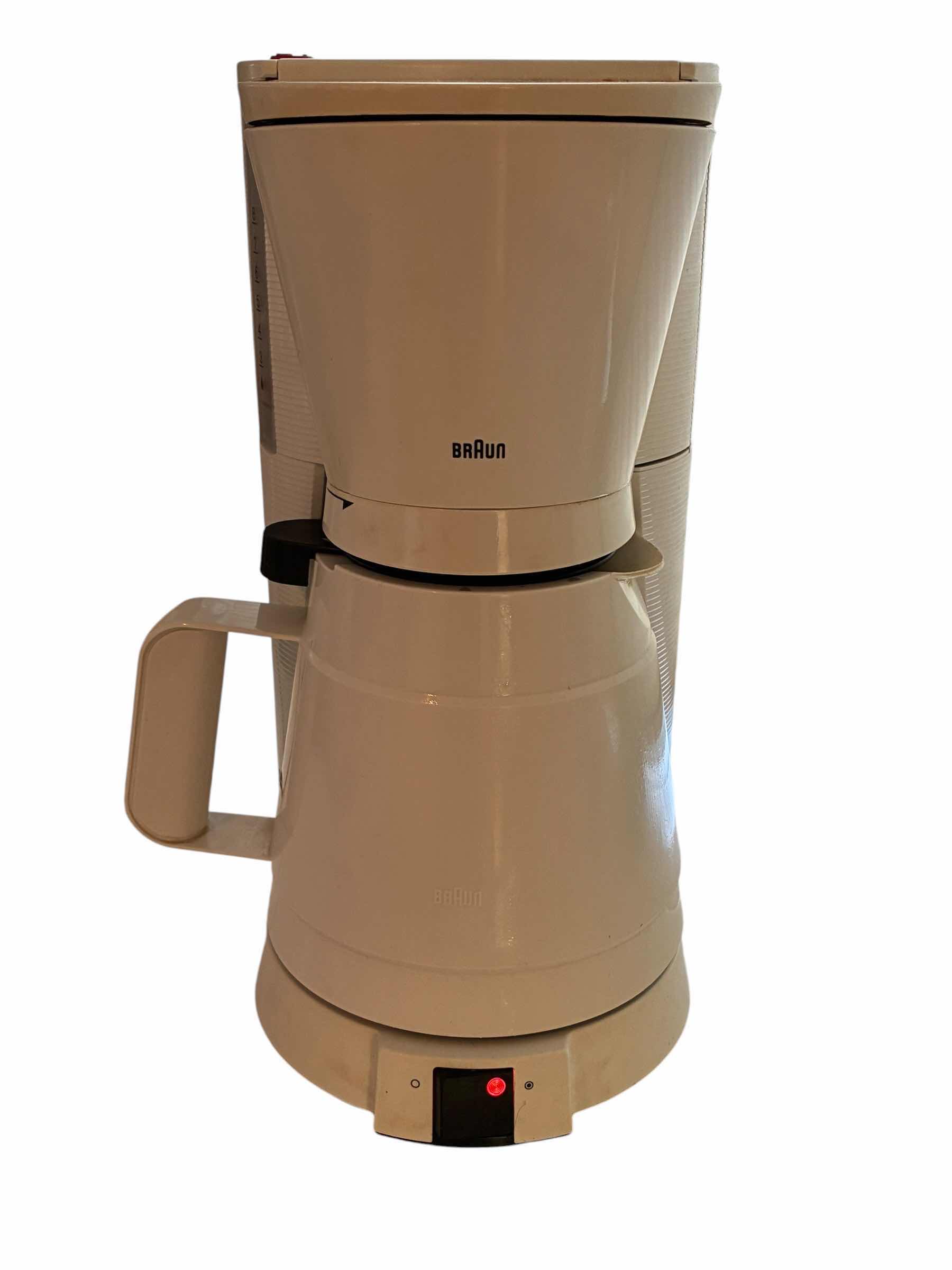 Photo 1 of BRAUN 6CUP WHITE COFFEE POT
