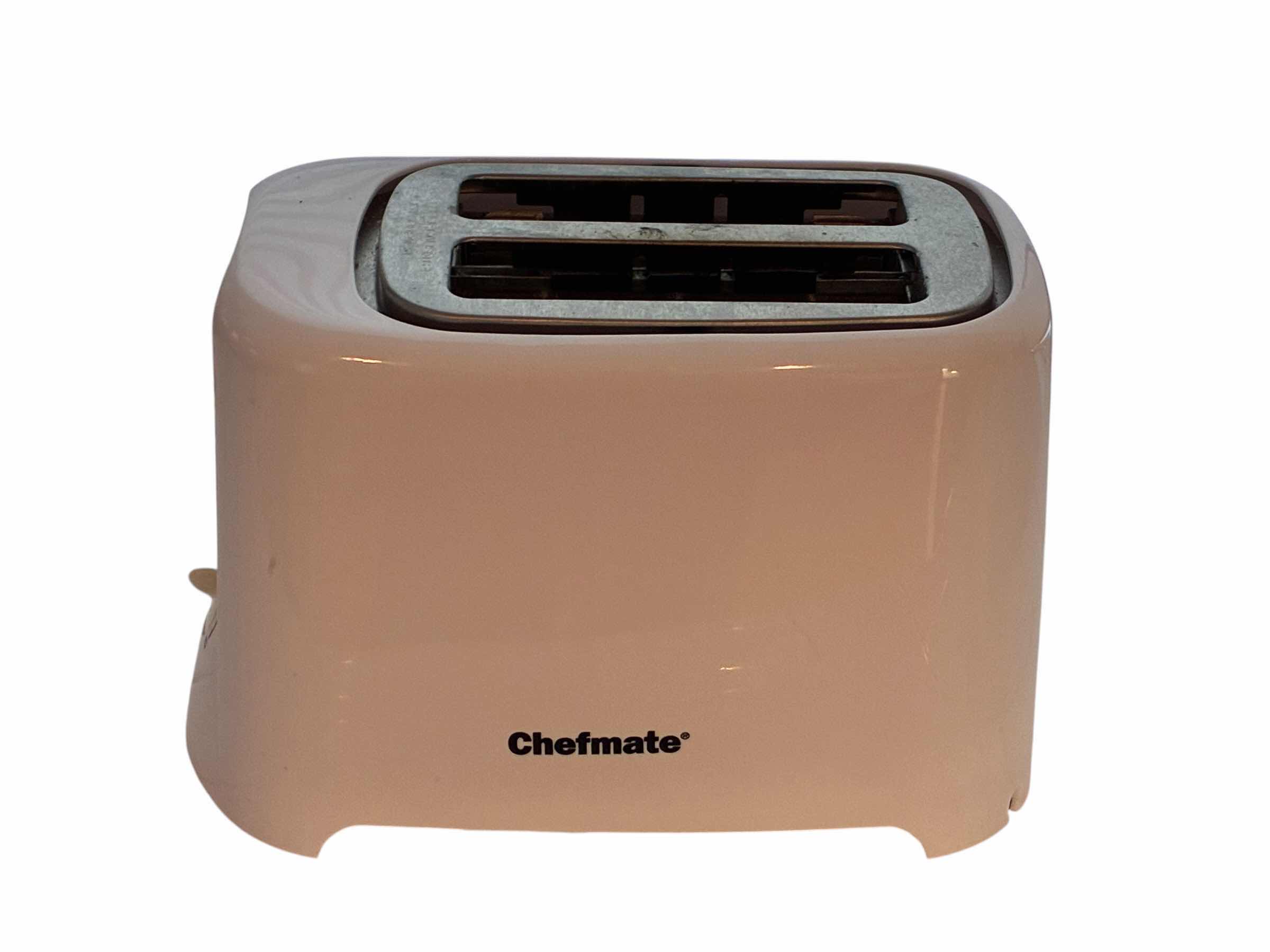 Photo 1 of CHEFMATE WHITE 2 SLICE TOASTER
