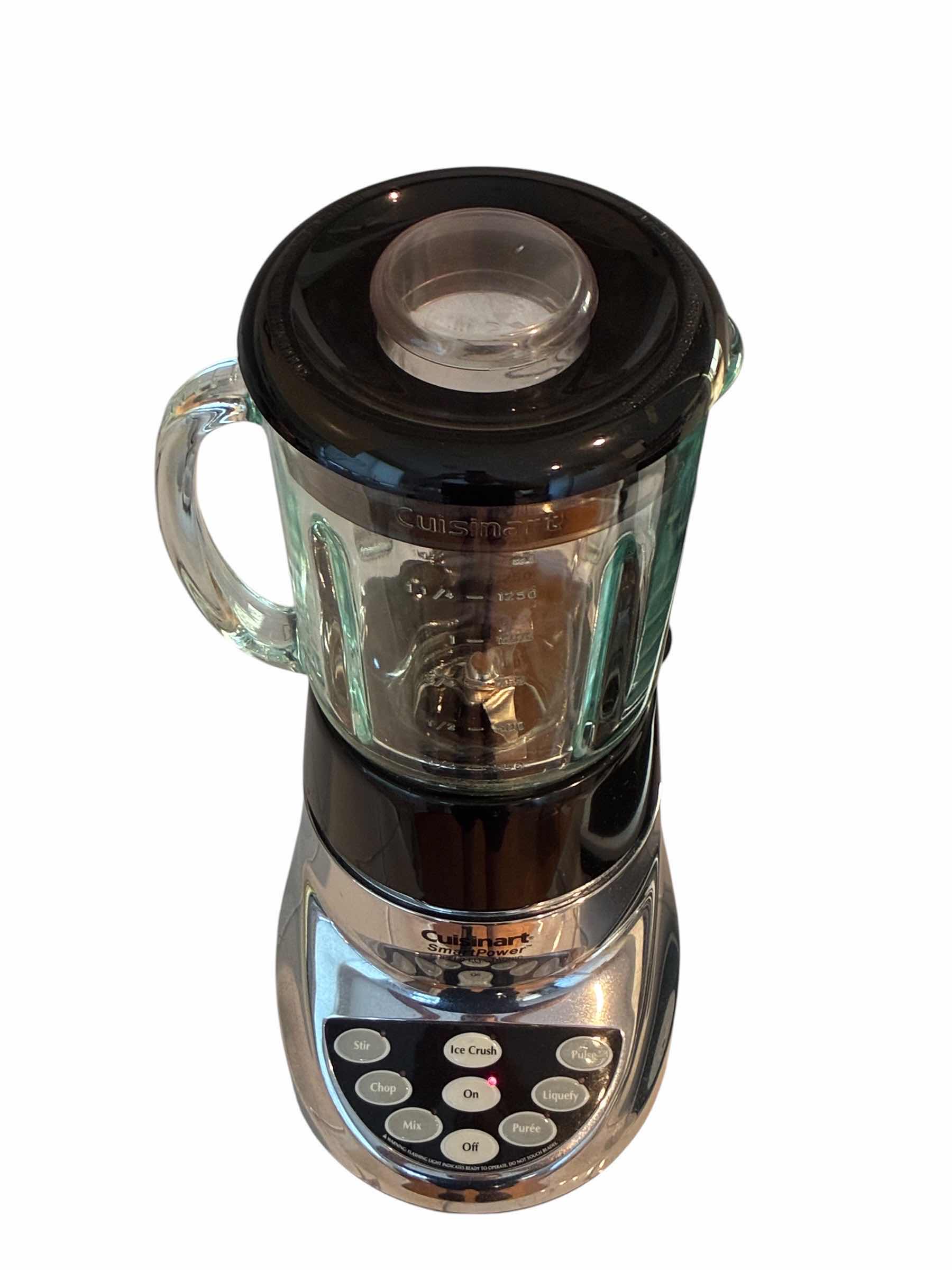 Photo 1 of CUISINART SMARTPOWER 7-SPEED ELECTRONIC STAINLESS STEEL & GLASS BLENDER