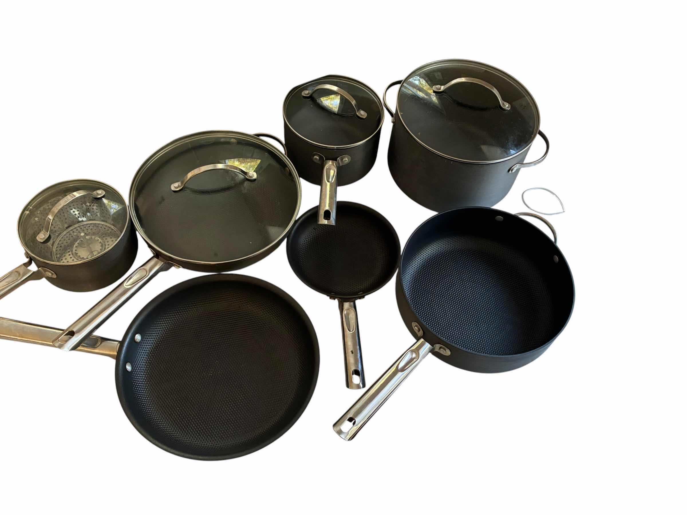 Photo 1 of KIRKLAND PRO 7PC POT, PAN & SKILLET SET W LIDS