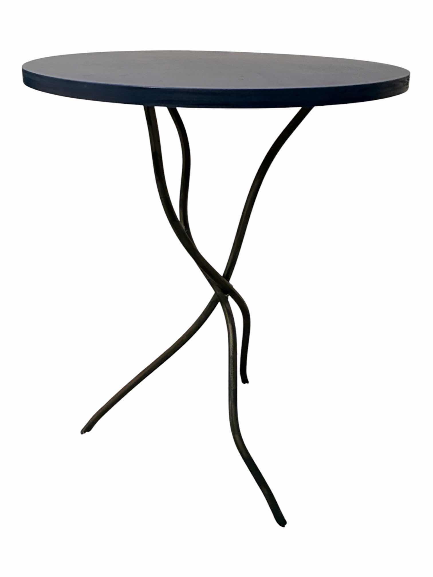 Photo 1 of BLUEWOOD STAINED 18” ROUND SIDE TABLE
