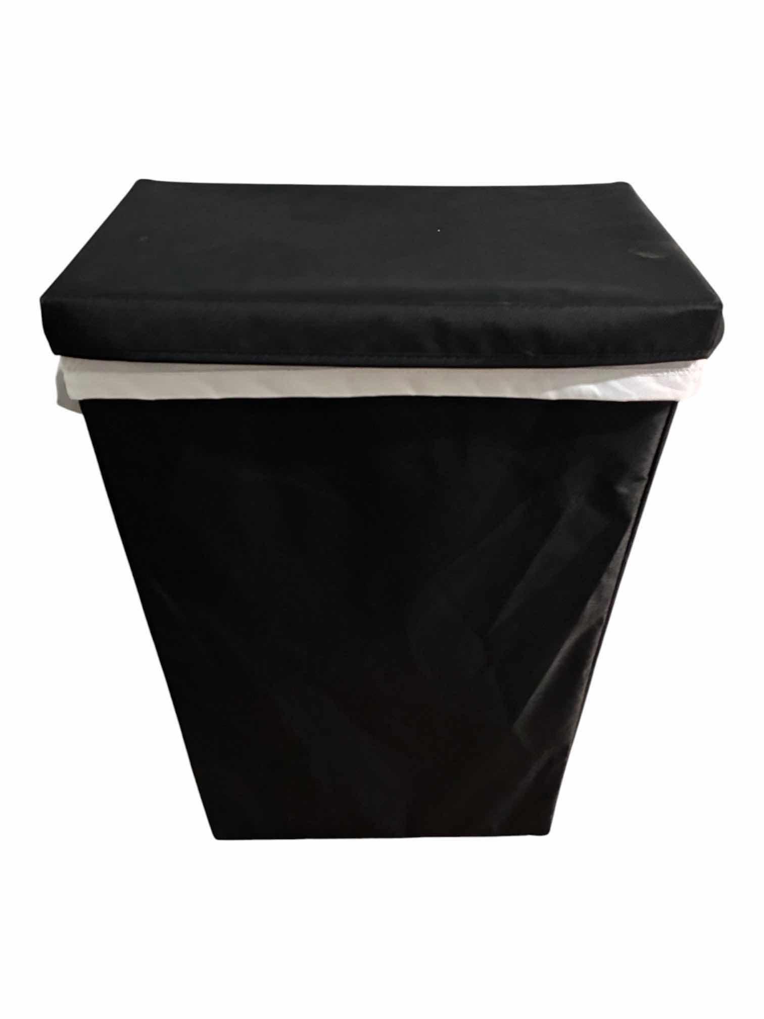 Photo 1 of BLACK NYLON CLOTHES BIN W LAUNDRY BAG