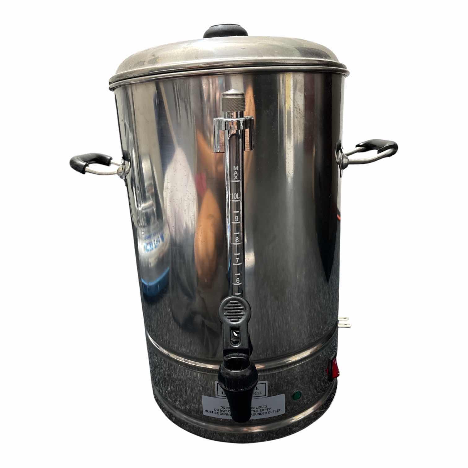 Photo 1 of SYBO STAINLESS STEEL INDUSTRIAL COFFEE MAKER 10L