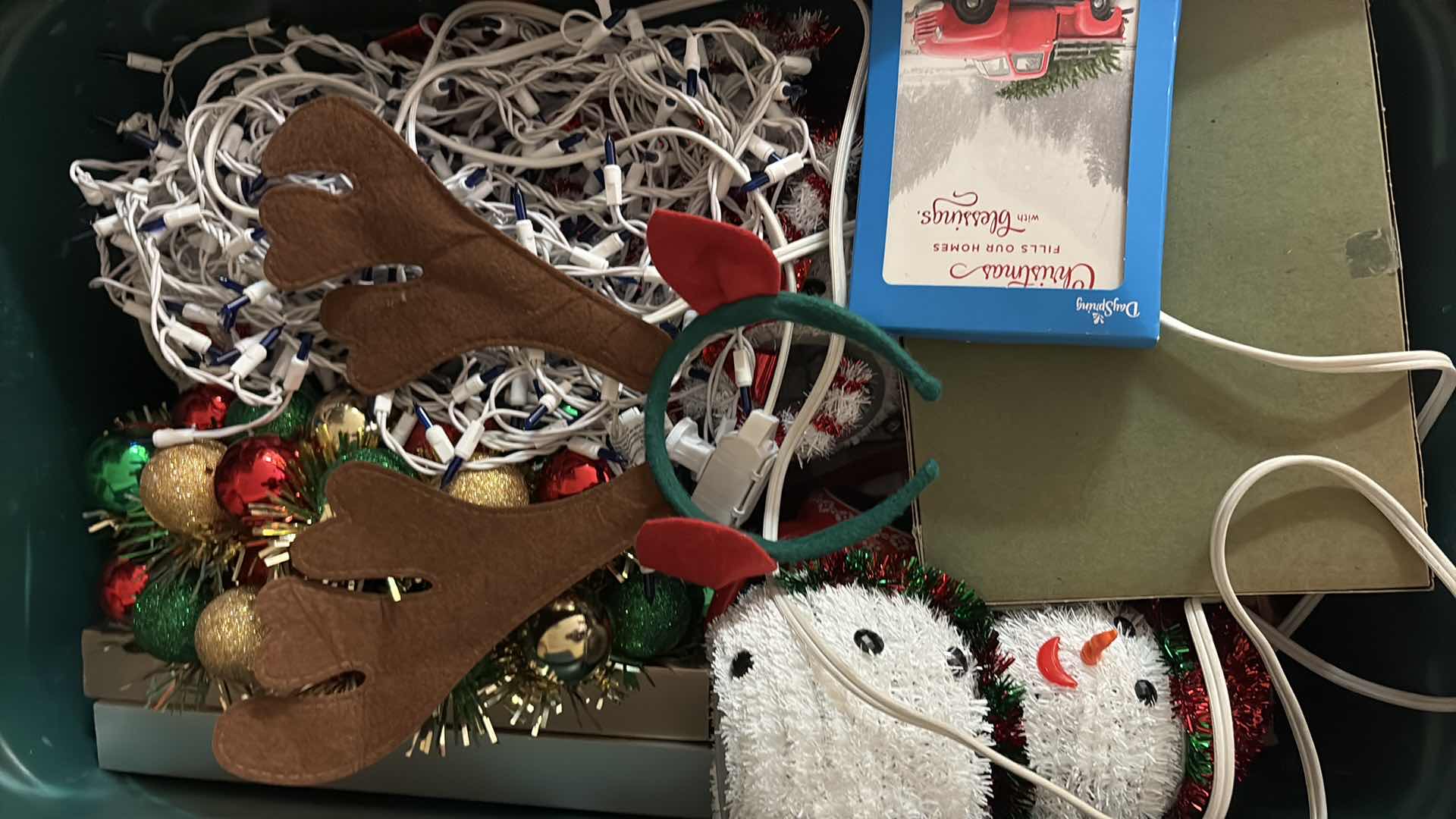 Photo 1 of CONTAINER OF CHRISTMAS  DECOR