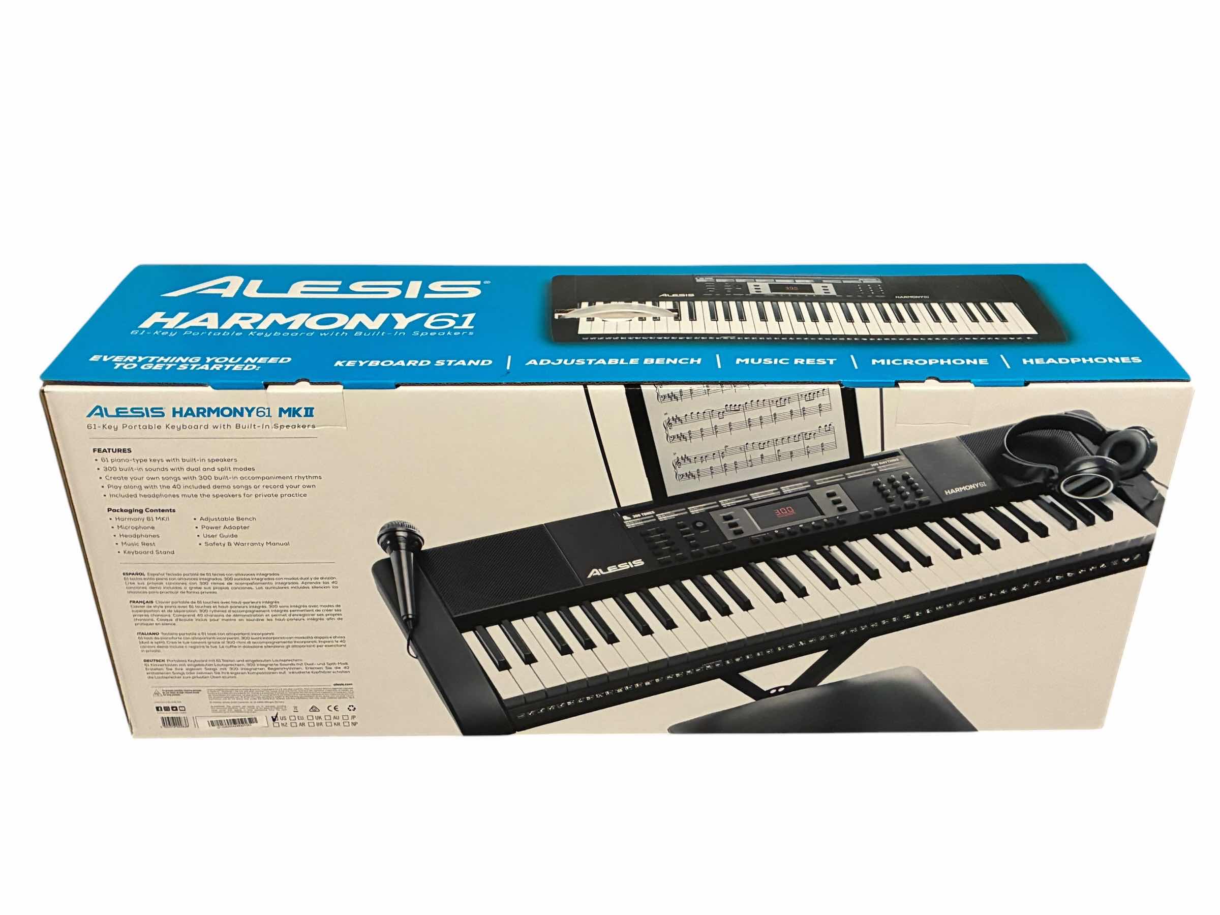 Photo 1 of ALESIS HARMONY 61 KEYBOARD W STAND