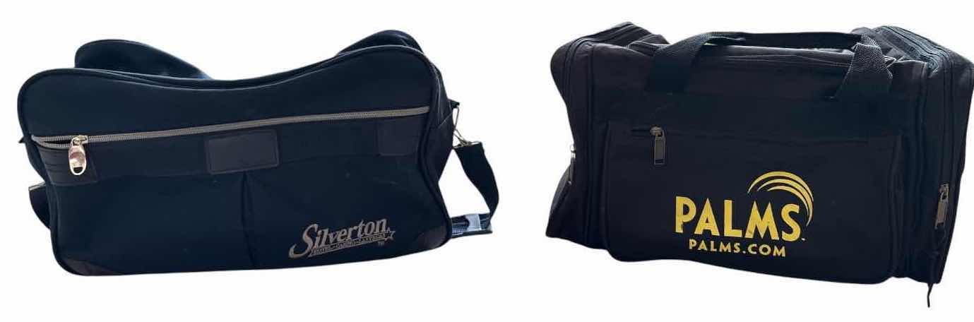 Photo 1 of (4)PCS ASSORTED TRAVEL & DUFFEL BAGS – SILVERTON, PALMS H19”
