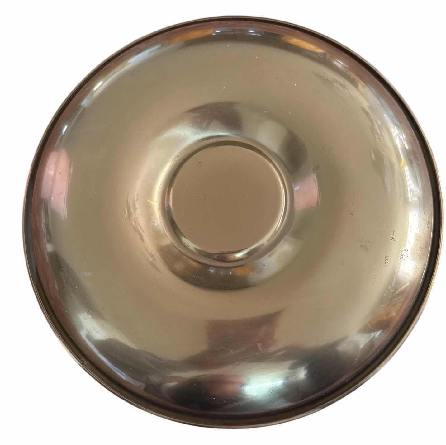 Photo 1 of MIKASA CHRISTMAS JOY GOLD HOSTESS PLATTER – WY181/602 IN ORIGINAL BOX D10.5”