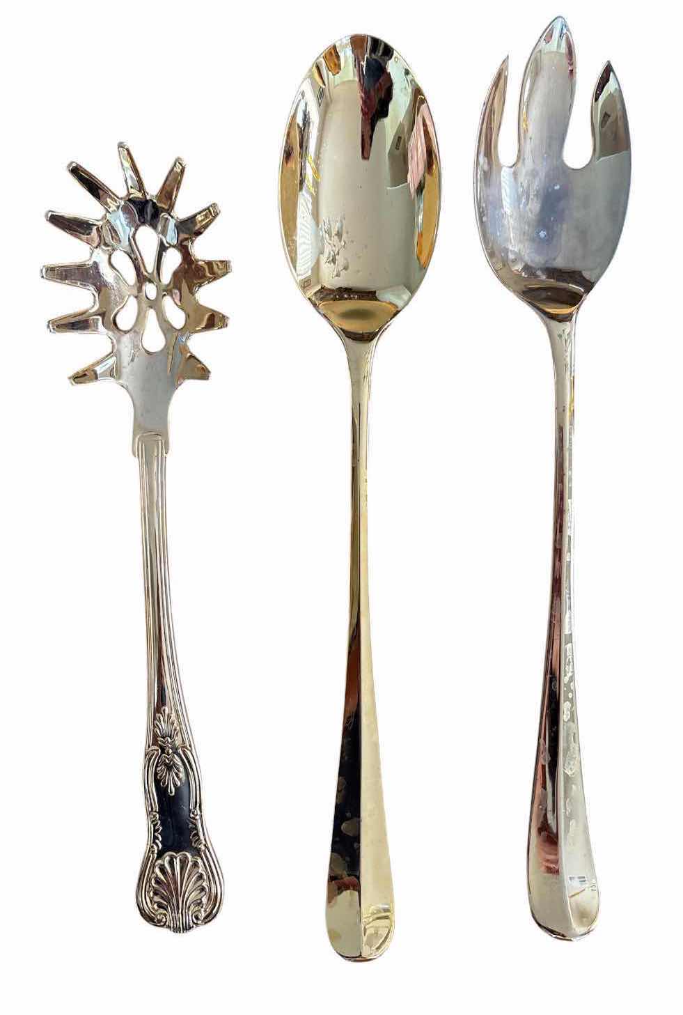 Photo 1 of (5)PCS GOLD-TONE SERVING UTENSIL $45