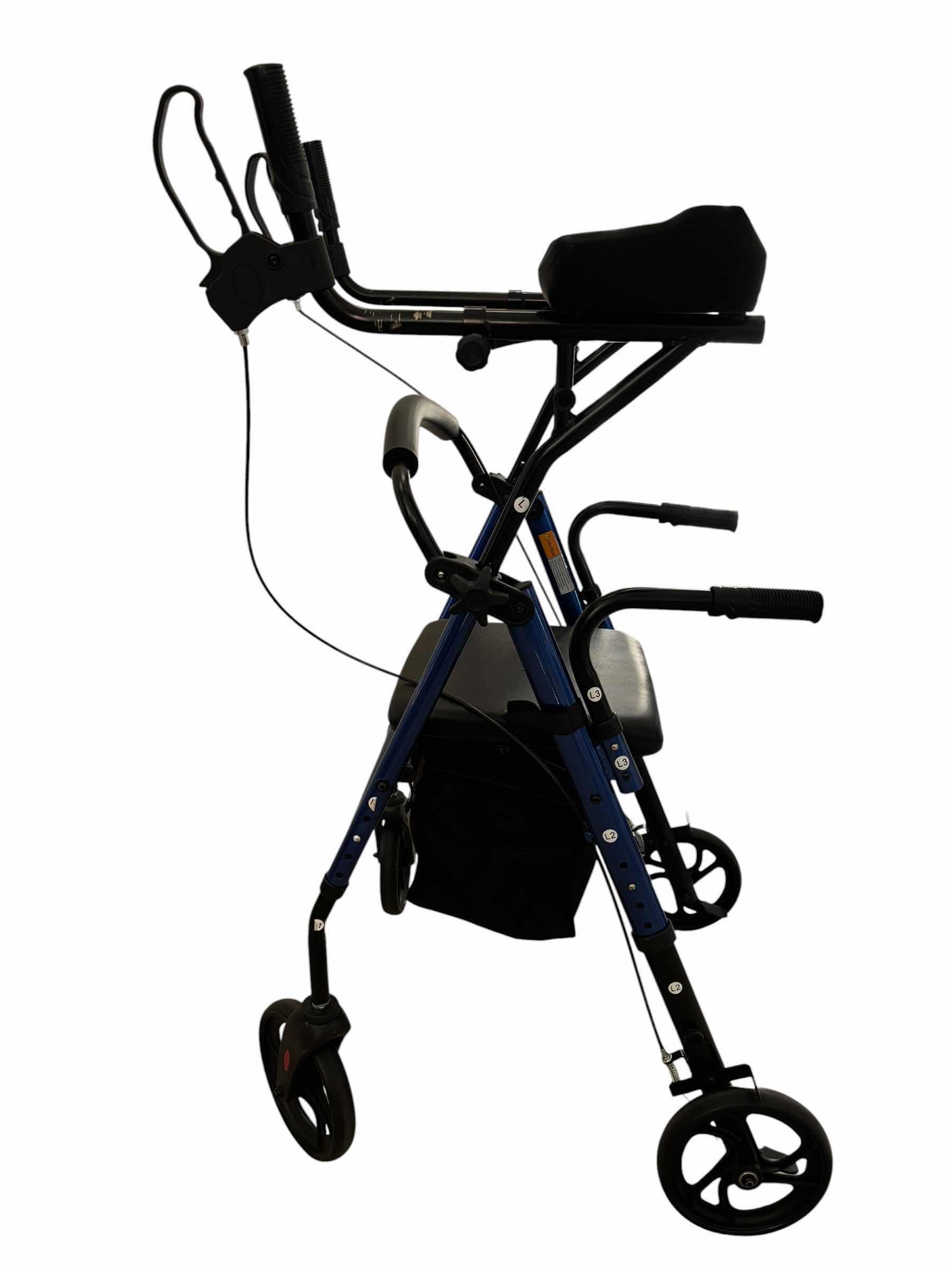 Photo 1 of ELENKER UPRIGHT ROLLATOR WALKER $140