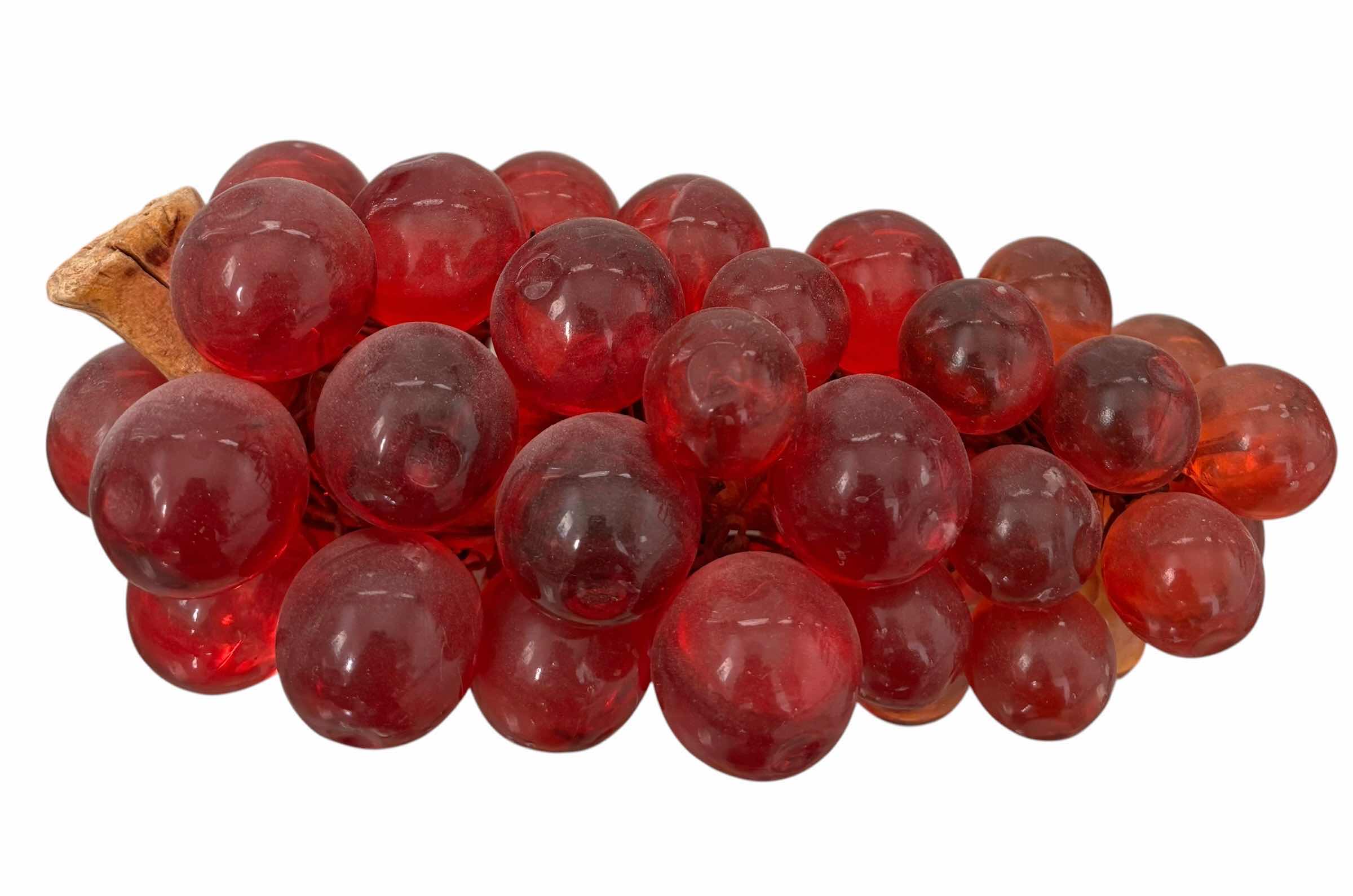 Photo 1 of VINTAGE MCM LUCITE GRAPE CLUSTER 8”L
