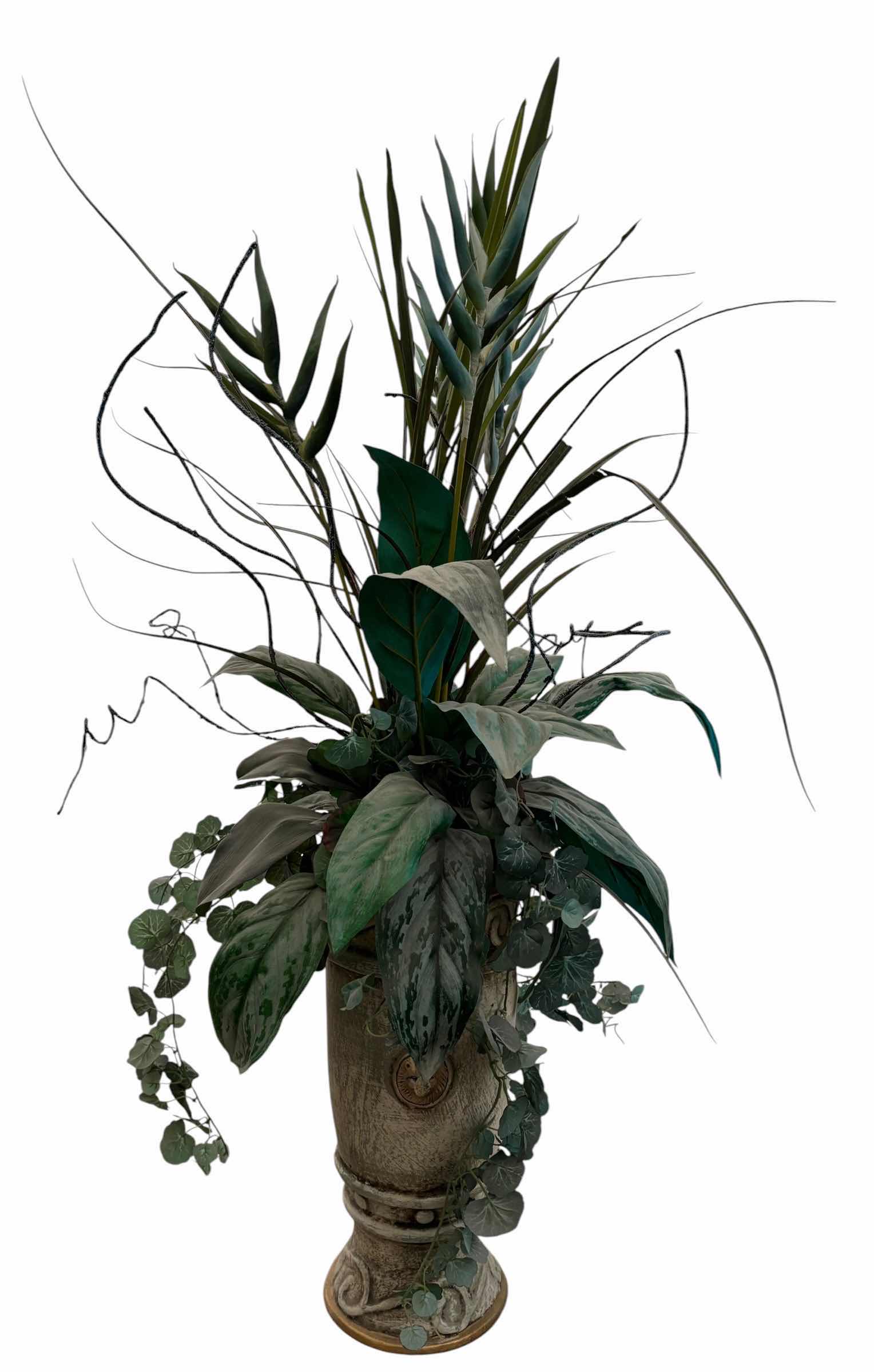 Photo 1 of ARTIFICIAL PLANT IN DECORATIVE VASE H41”