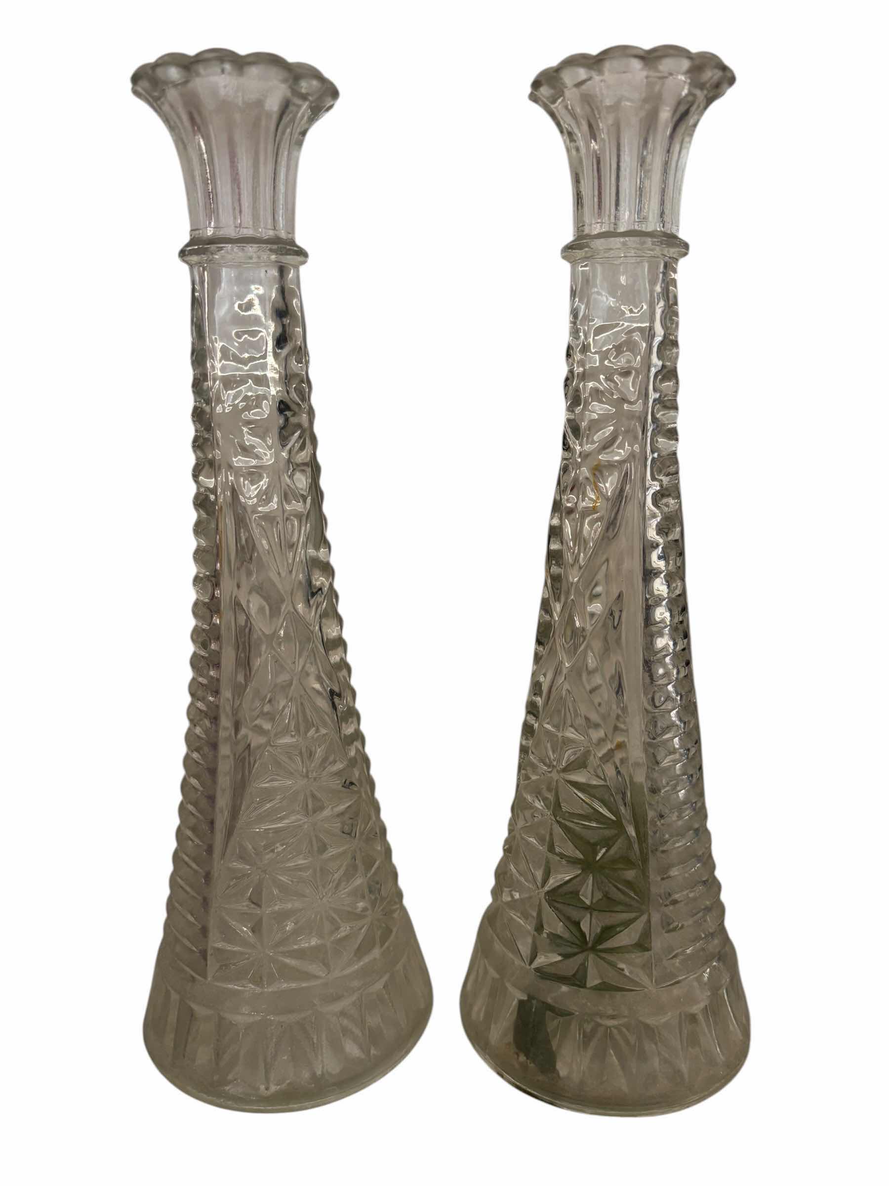 Photo 1 of COLLECTION OF BUD VASES (4) H9”