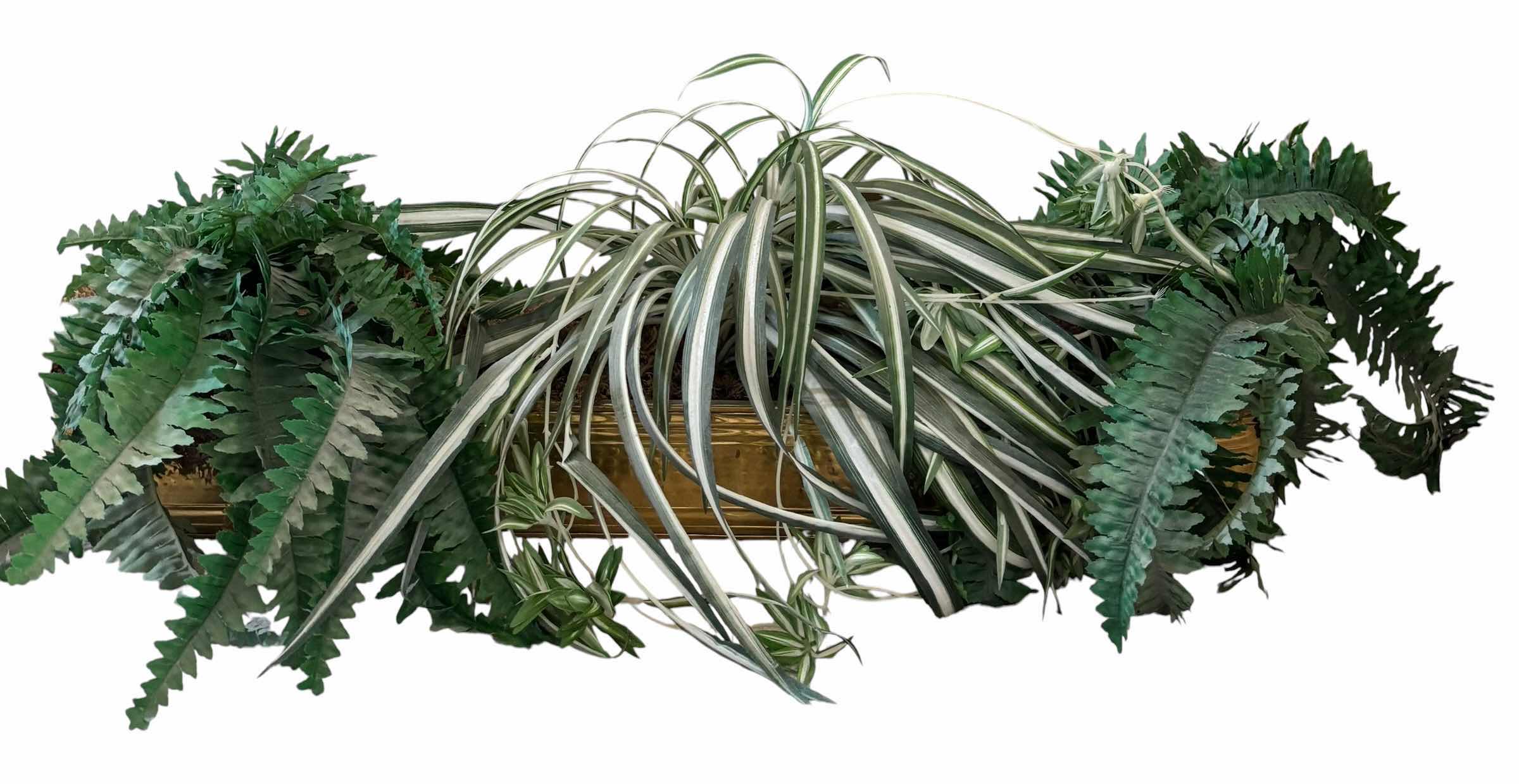 Photo 1 of ARTIFICIAL PLANT IN METAL CONTAINER 36”L
