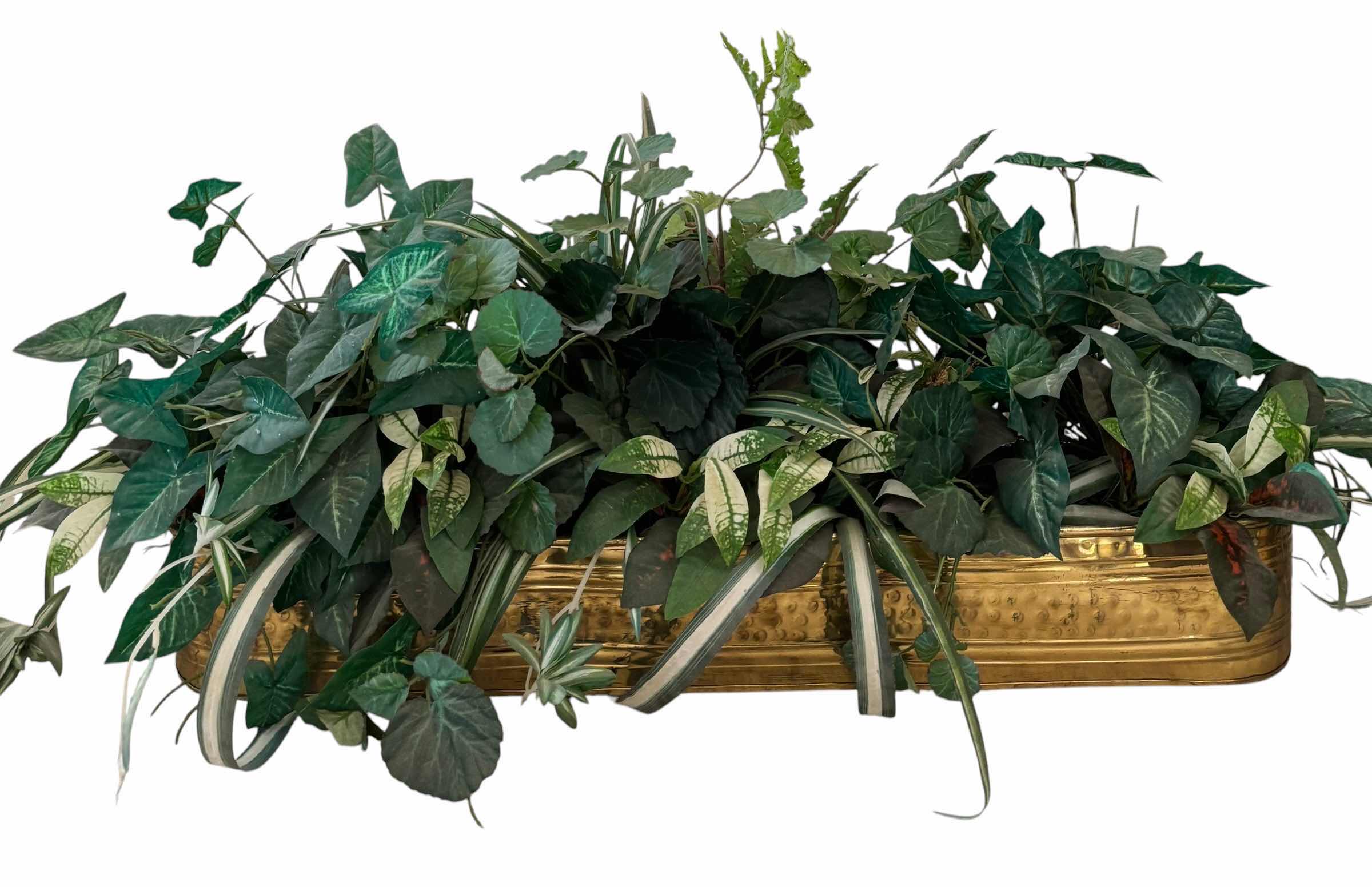 Photo 1 of ARTIFICIAL PLANT IN METAL CONTAINER 29”L