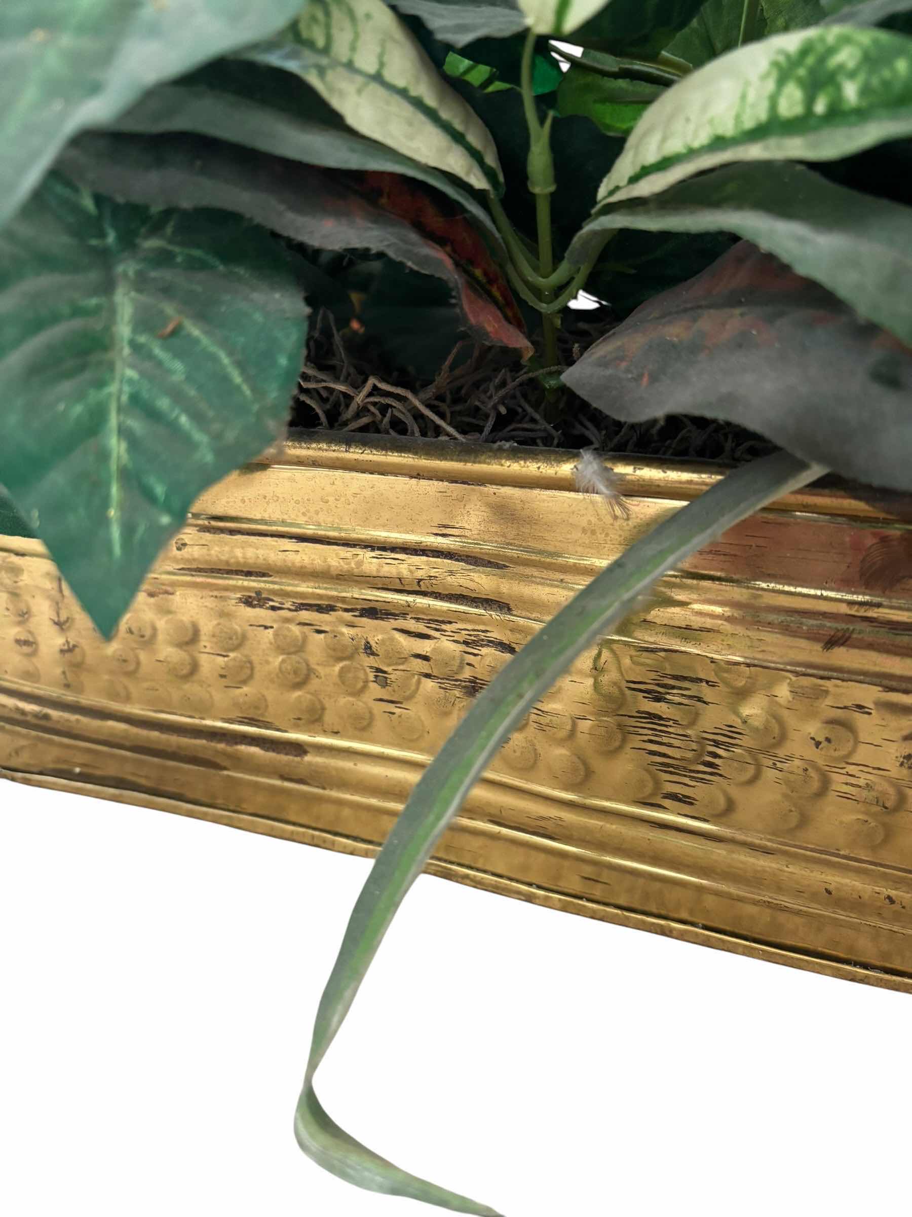 Photo 1 of ARTIFICIAL PLANT IN METAL CONTAINER 29”L