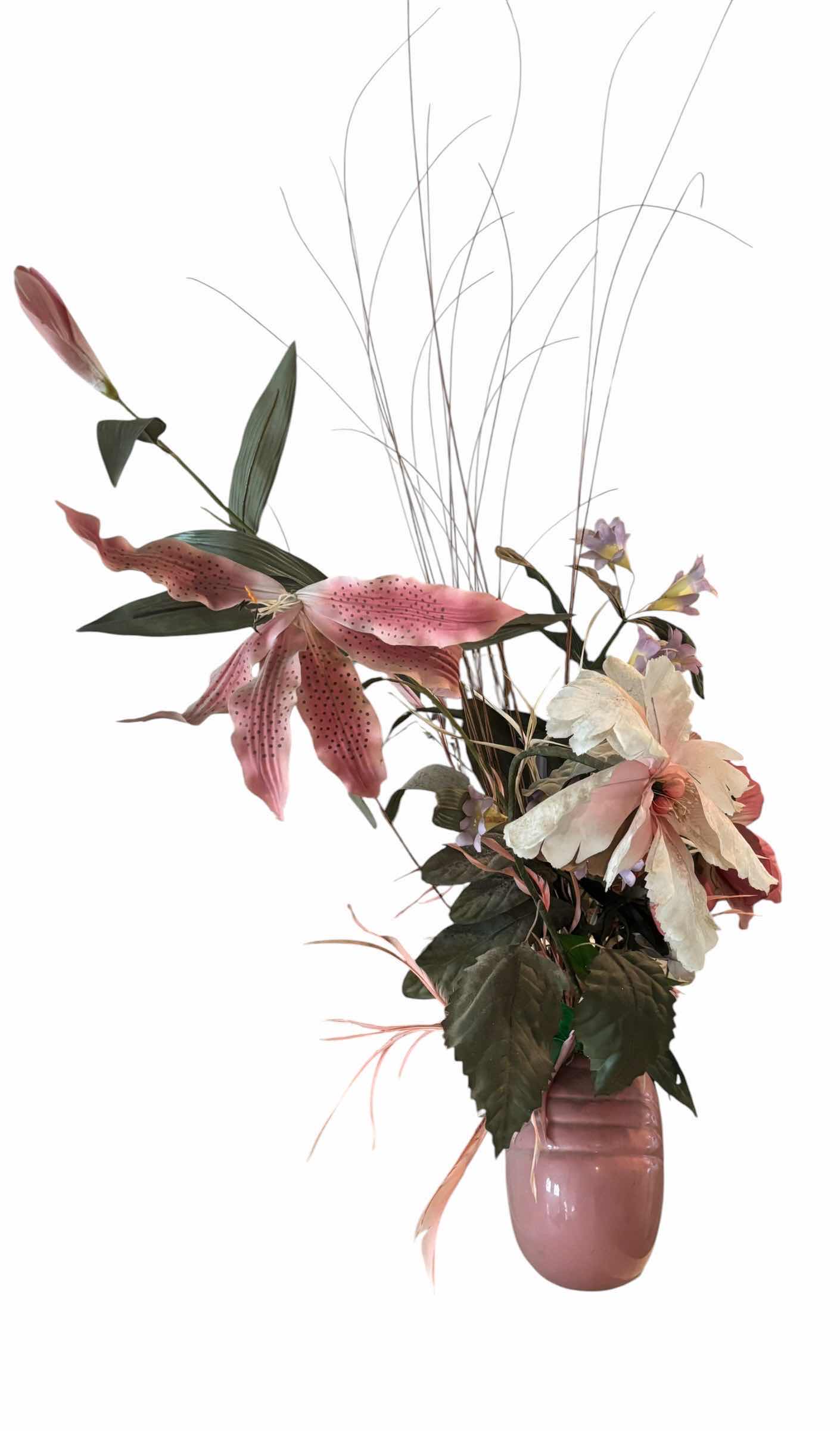 Photo 1 of ARTIFICIAL FLOWERS IN DECORATIVE VASE H42”