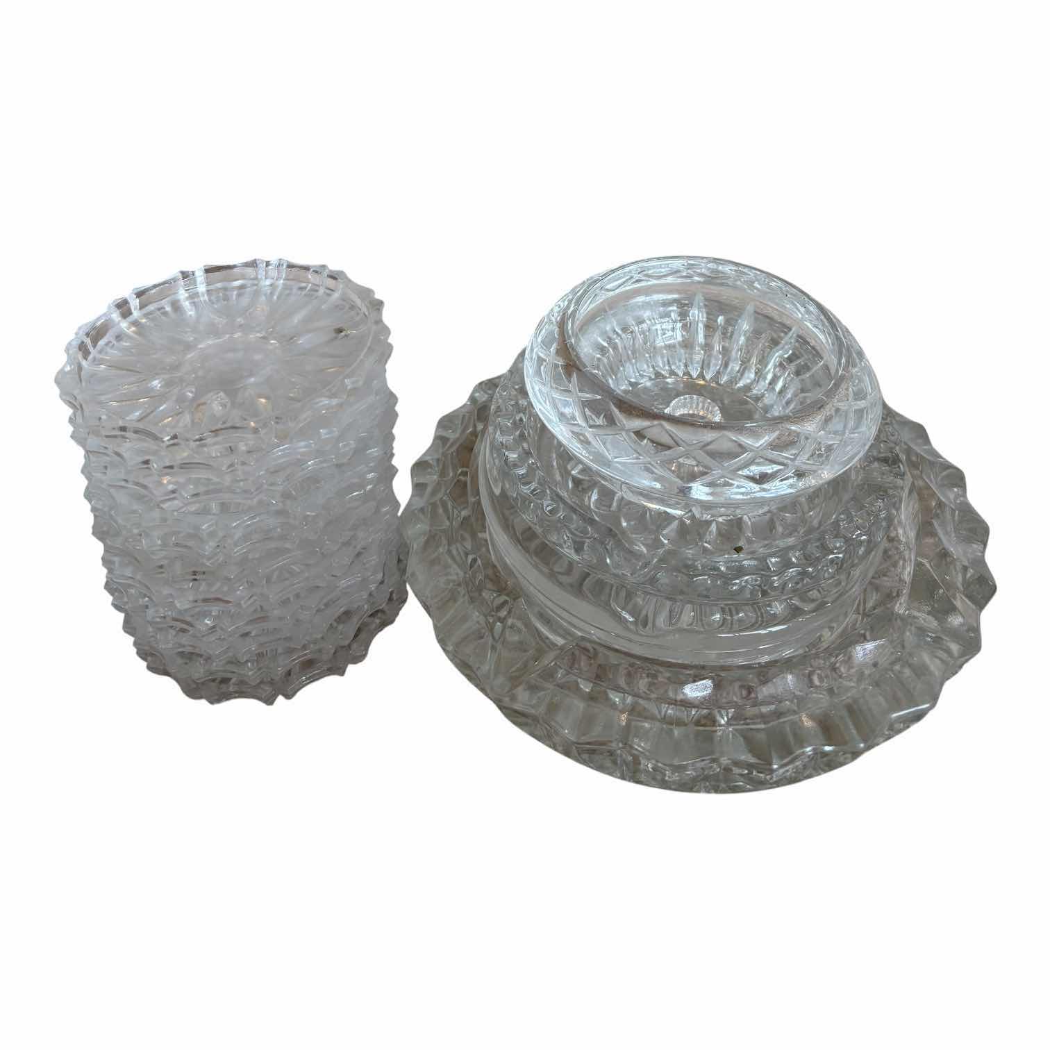 Photo 1 of GLASS ASHTRAYS (4) & COASTERS (11)