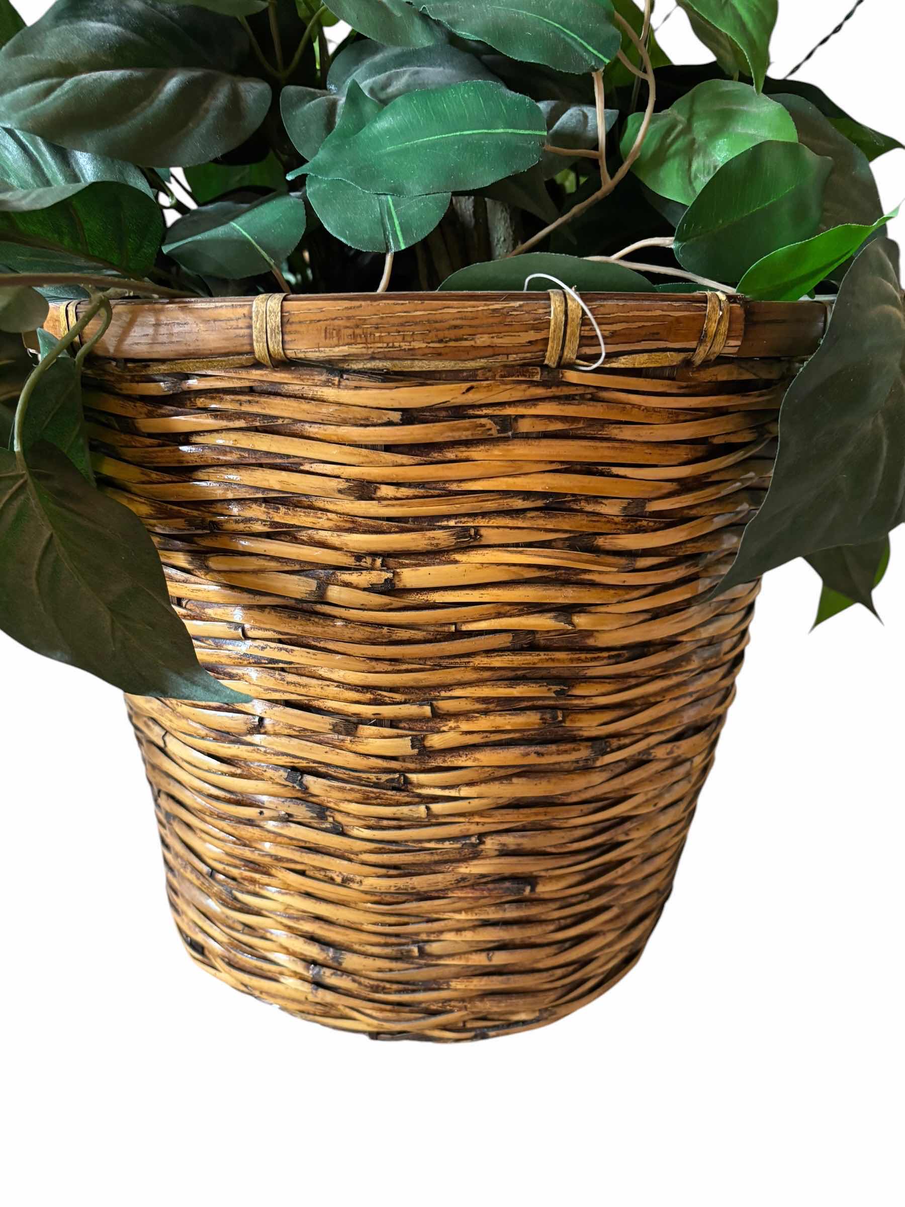 Photo 1 of ARTIFICIAL TREE IN BASKET H78”