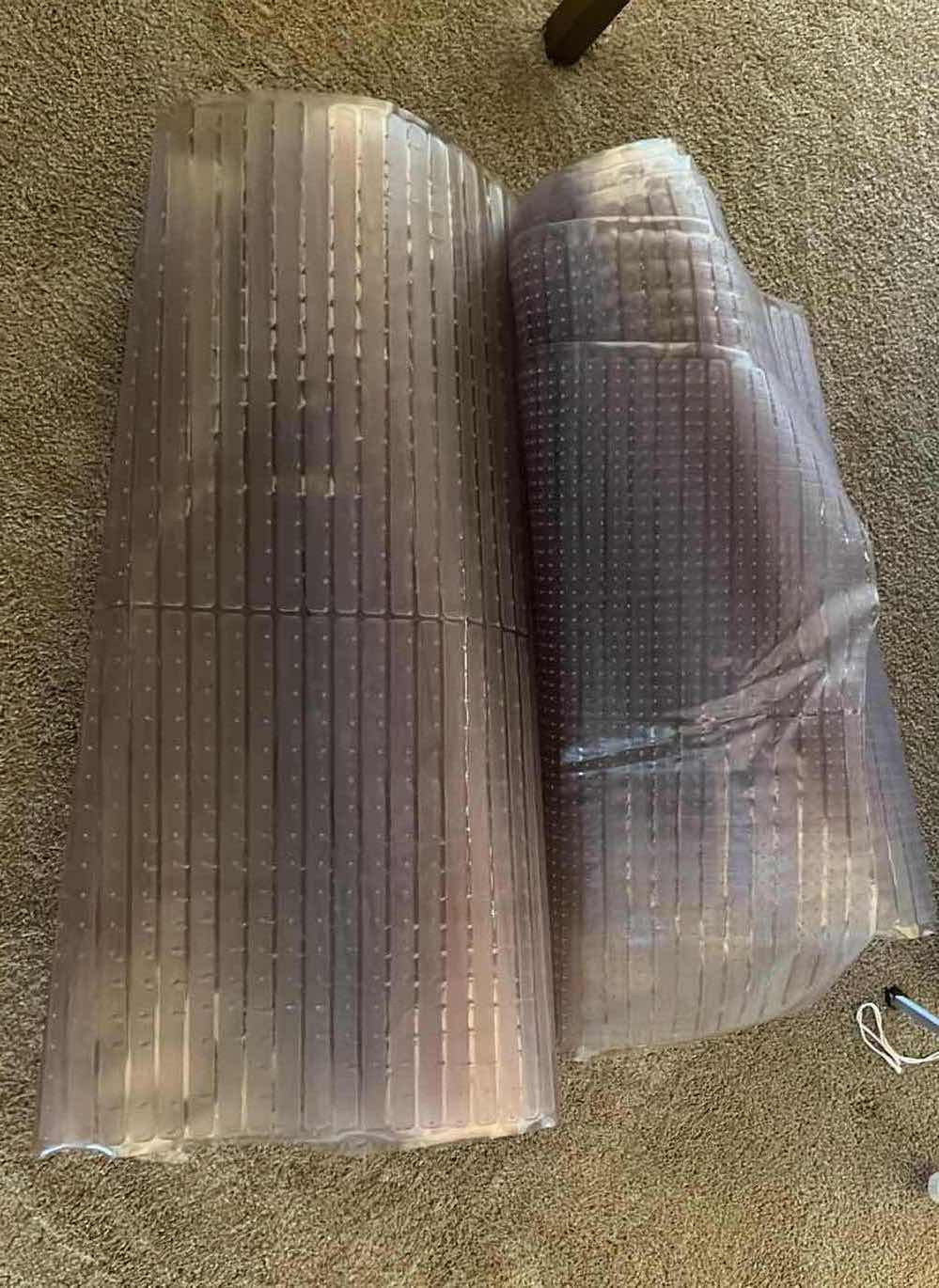 Photo 1 of 2-PLASTIC FLOOR RUNNERS W36" L APPOX 15' to 30'