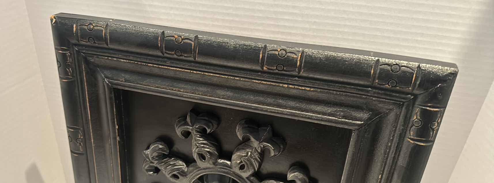 Photo 1 of WOOD MEDALLION WALL HANGING  16” x 16”