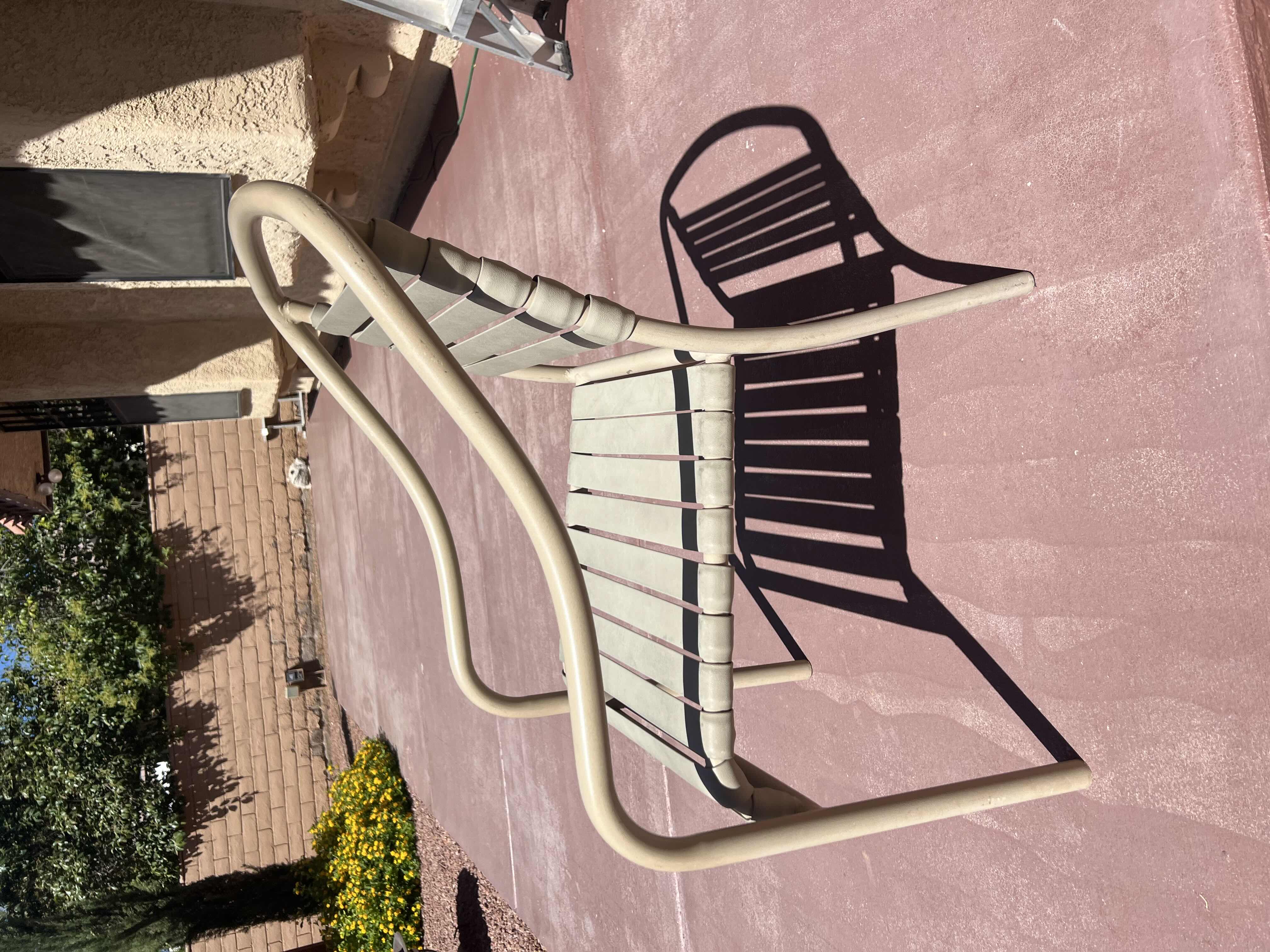 Photo 1 of 2-ALUMINUM OUTDOOR ARM CHAIRS