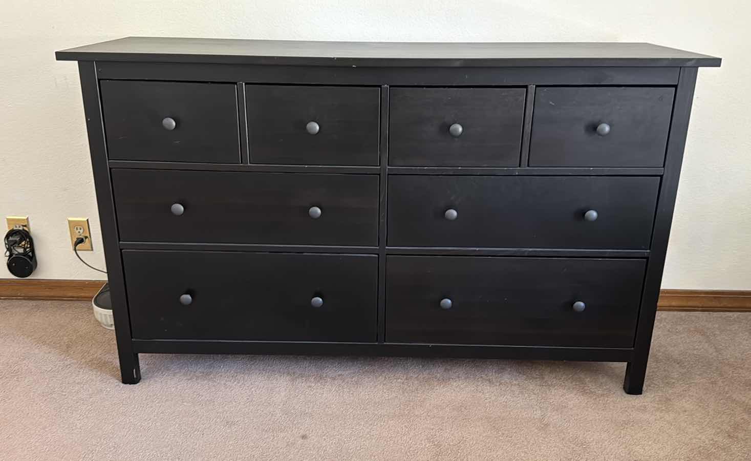 Photo 1 of BLACK WOOD DRESSER
18.5” X 63”