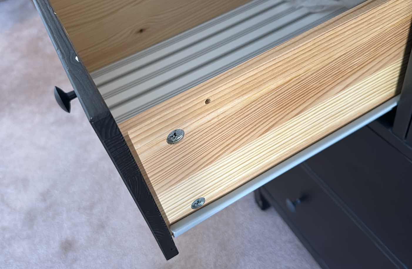 Photo 1 of BLACK WOOD DRESSER
18.5” X 63”