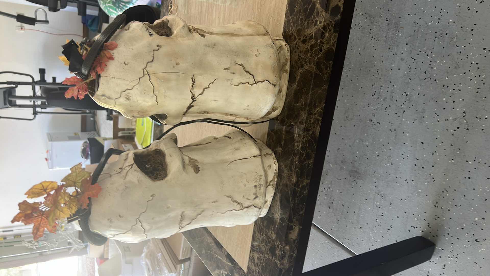 Photo 1 of 2-HALLOWEEN SKELETON'S H12"