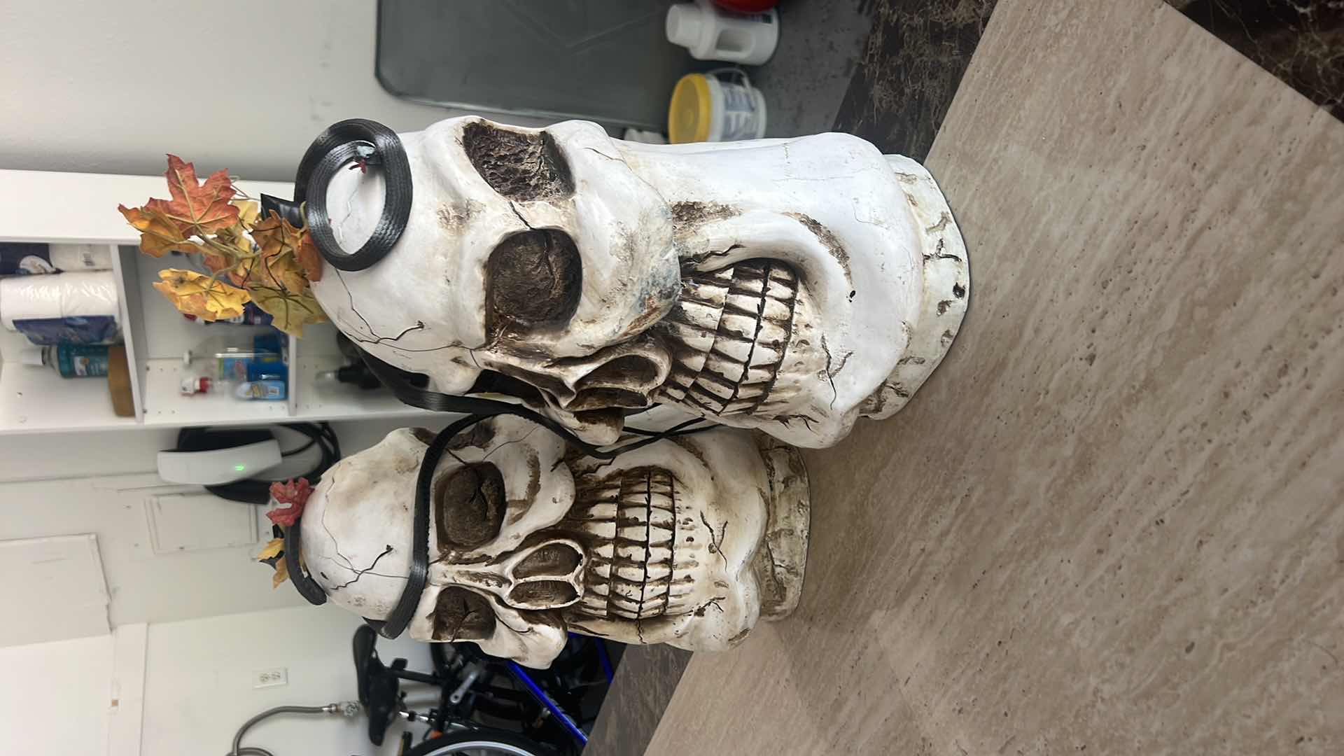 Photo 1 of 2-HALLOWEEN SKELETON'S H12"