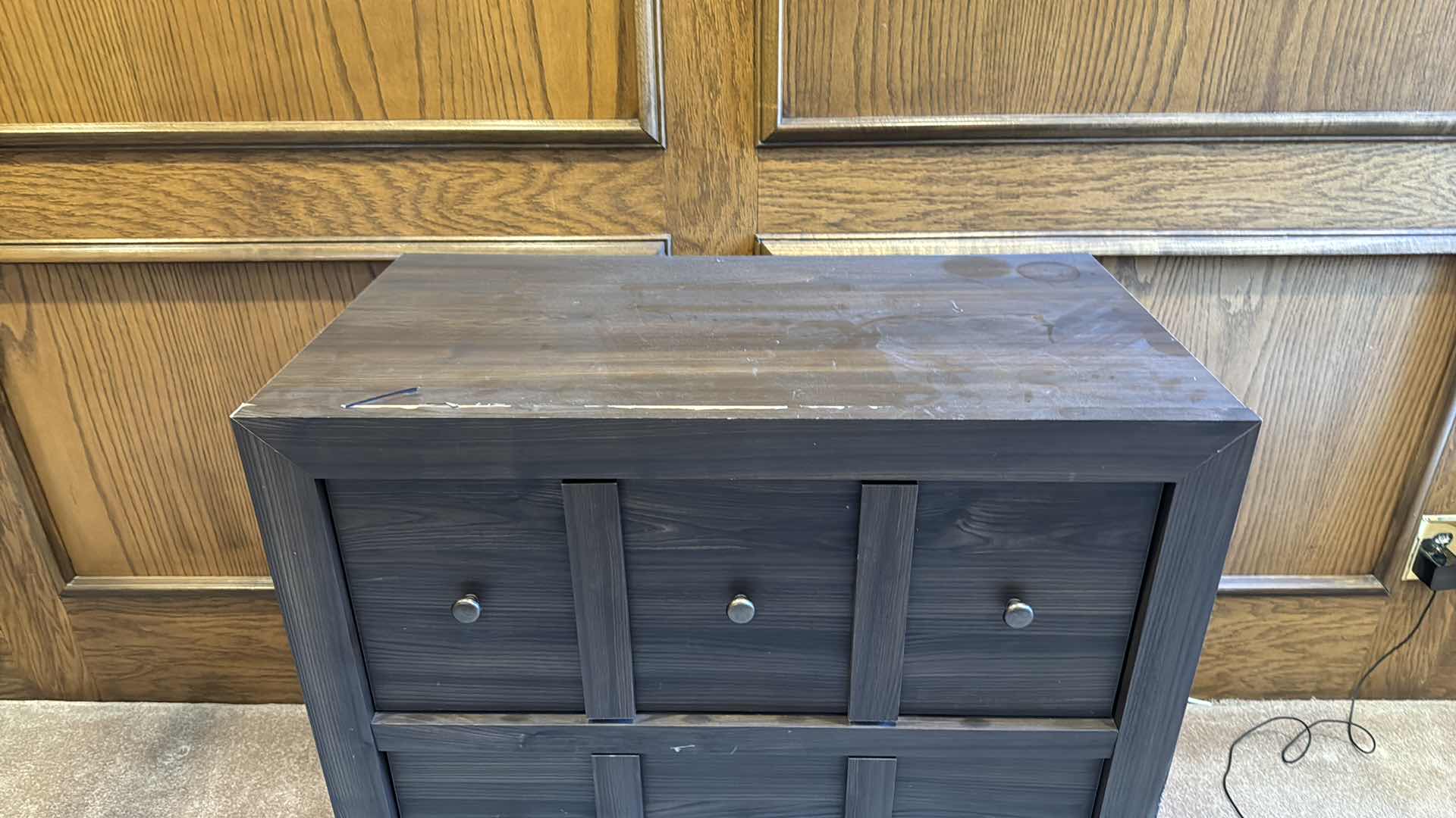 Photo 1 of DARK FILE CABINET
20” X 36” X 33”H