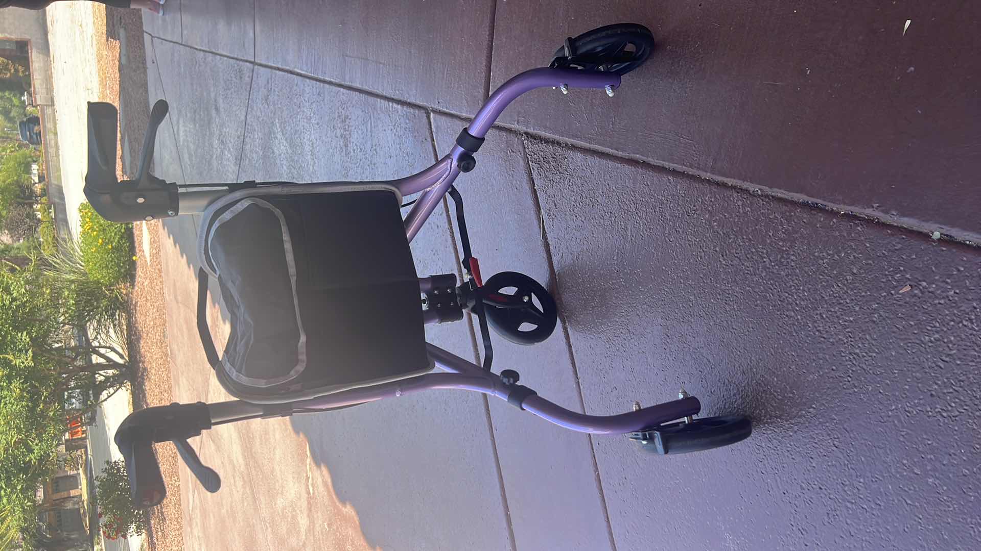 Photo 1 of PLANET WALK PREMIUM PURPLE 3 WHEEL ROLLATOR WALKER