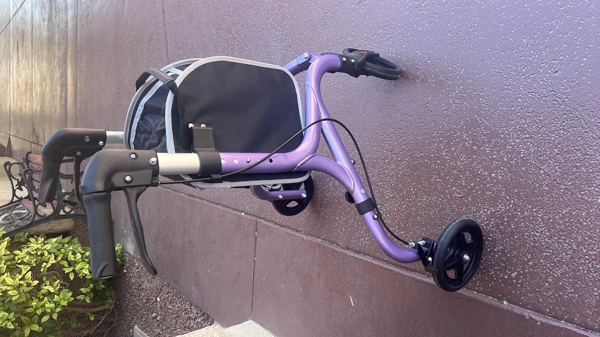 Photo 1 of PLANET WALK PREMIUM PURPLE 3 WHEEL ROLLATOR WALKER