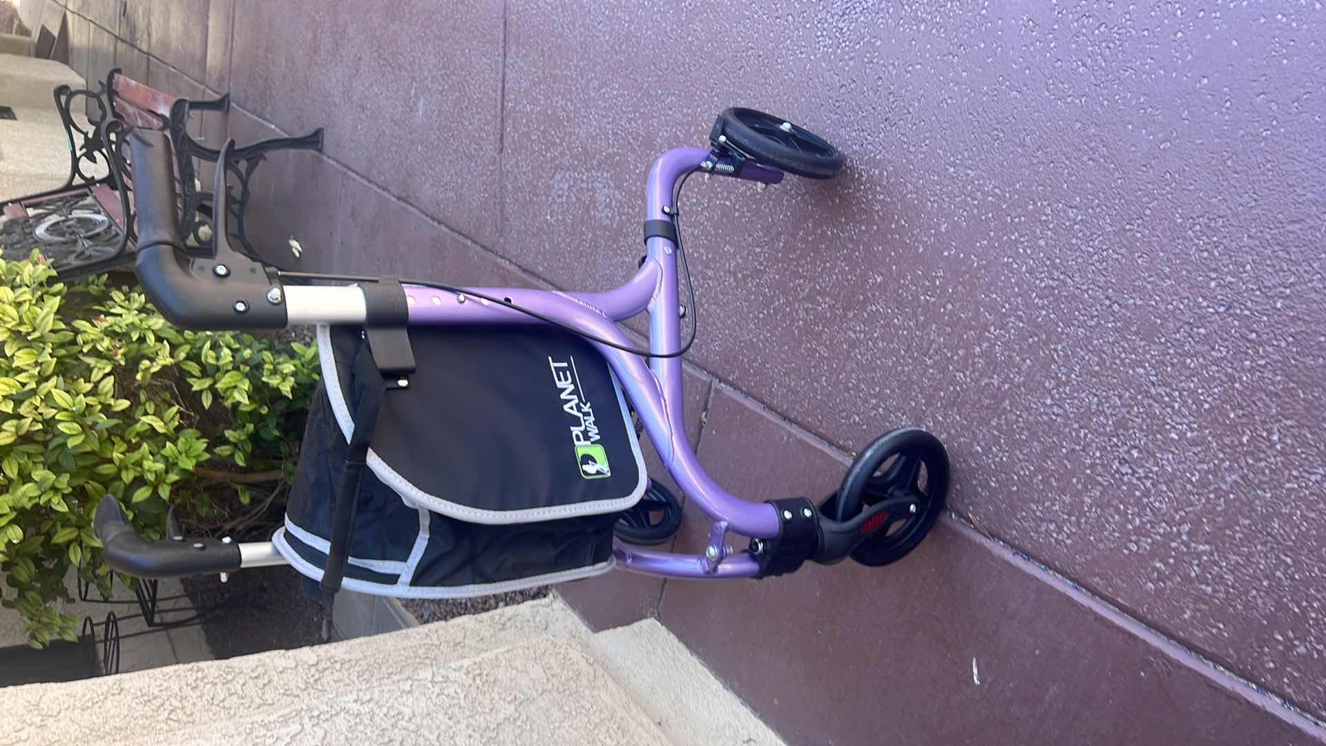 Photo 1 of PLANET WALK PREMIUM PURPLE 3 WHEEL ROLLATOR WALKER