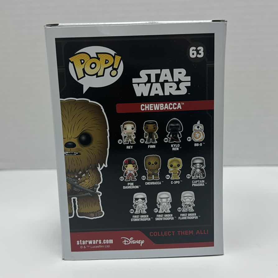 Photo 1 of NIB POP STAR WARS CHEWBACCA BOBBLE HEAD