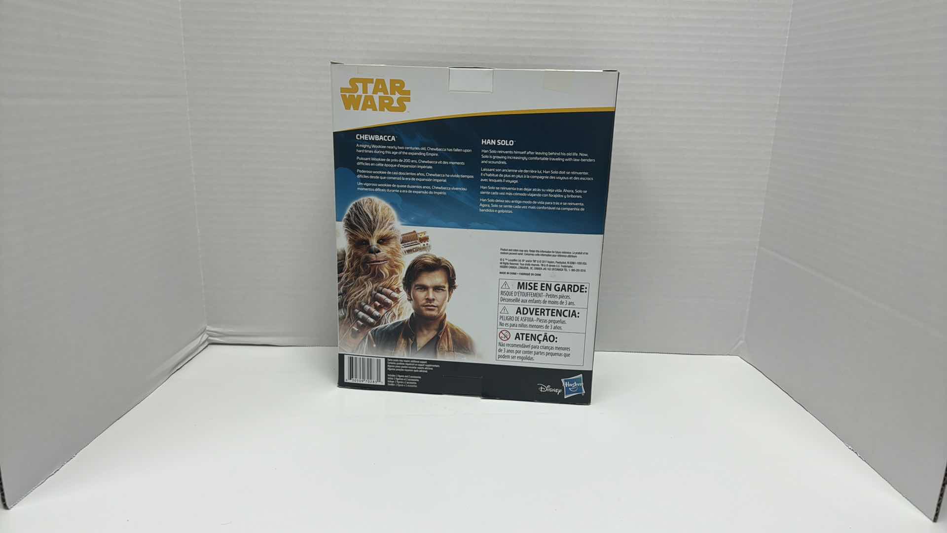 Photo 1 of NIB DISNEY HASBRO 10” CHEWBACCA AND HAN SOLO