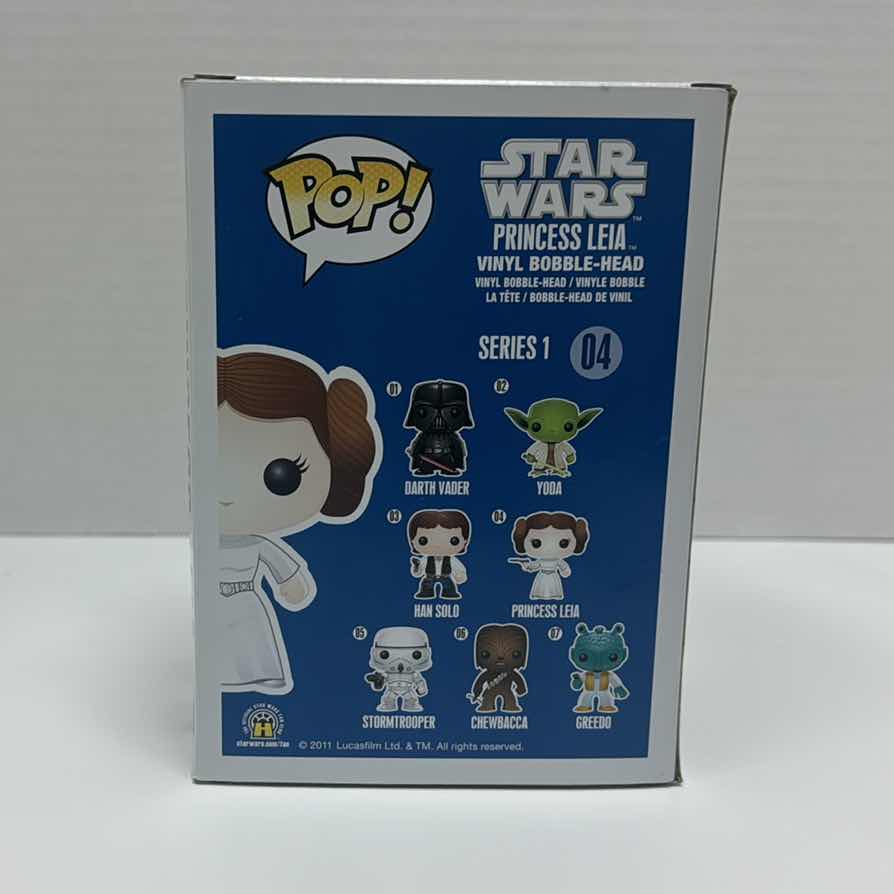 Photo 1 of NIB POP STAR WARS PRINCESS LEIA BOBBLE HEAD