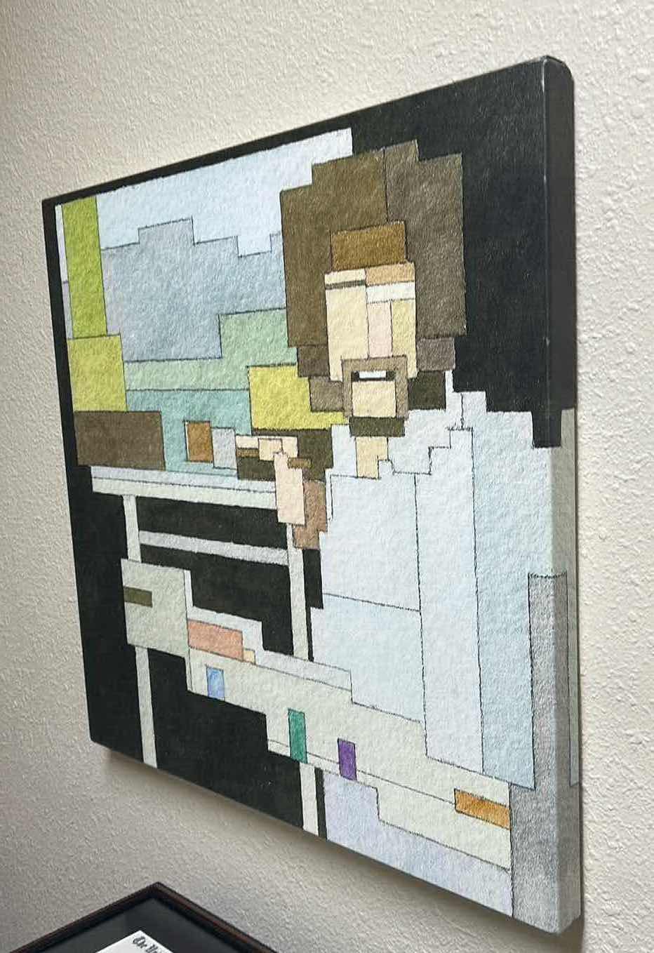 Photo 1 of ABSTRACT CANVAS WALL ART 26" x 26"