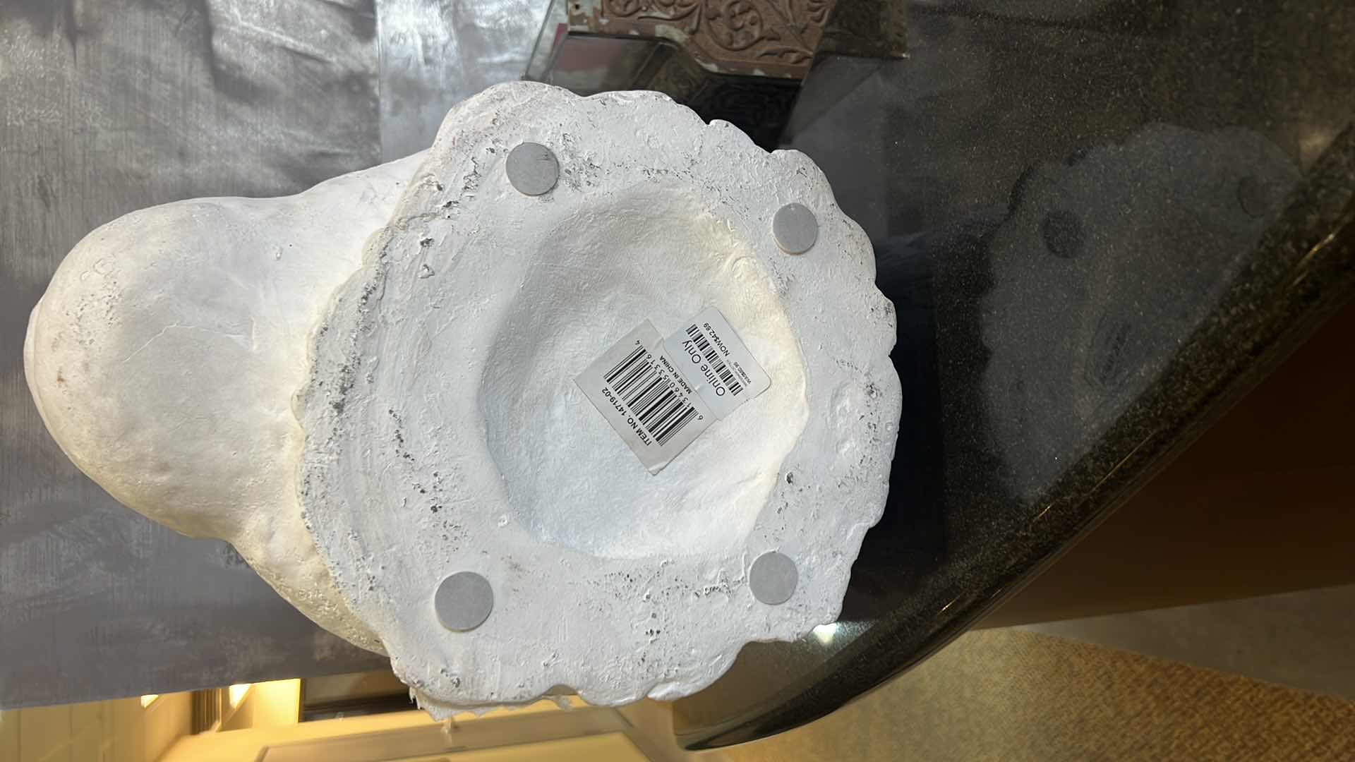 Photo 1 of PLASTER GORILLA HEAD W CROWN W12" H15"