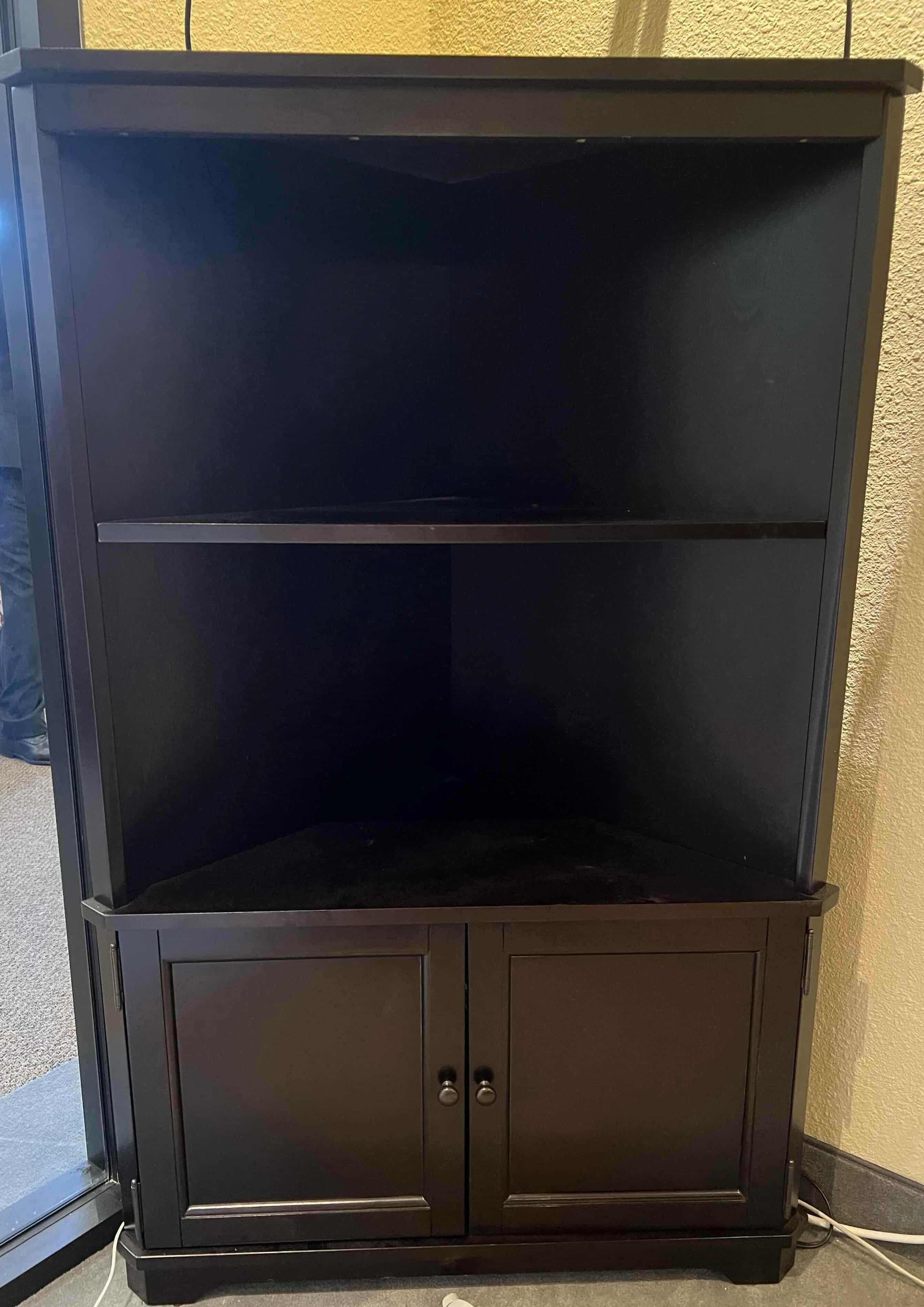 Photo 1 of FURNITURE OF AMERICA BERNAU 2 SHELVE ESPRESSO STAINED VENEER  BOOKCASE. 32” x 17” H52” 