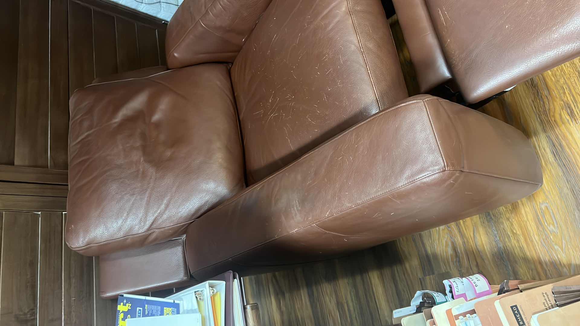 Photo 1 of BROWN CARSON RECLINER BY AMERICAN LEATHER