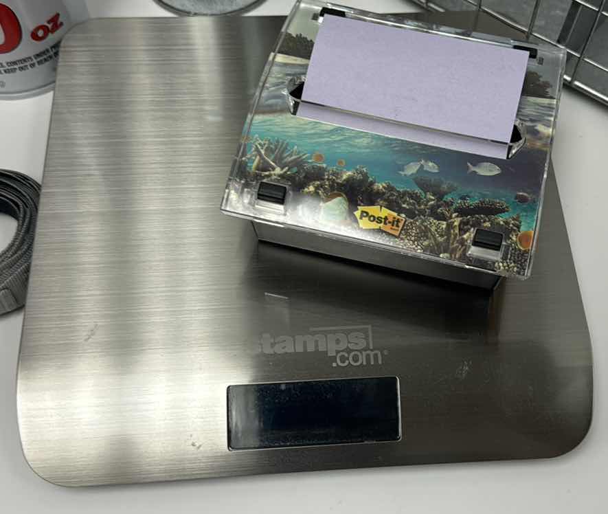 Photo 1 of OFFICE ORGANIZERS, POSTAGE SCALE, POST IT DISPENSER