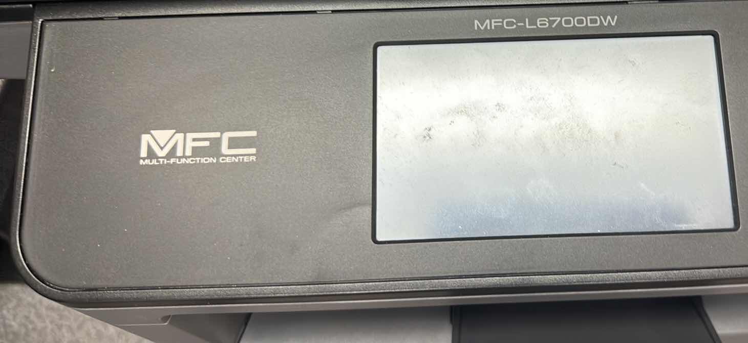 Photo 1 of BROTHER L6700DW MULTI FUNCTION CENTER PRINTER 