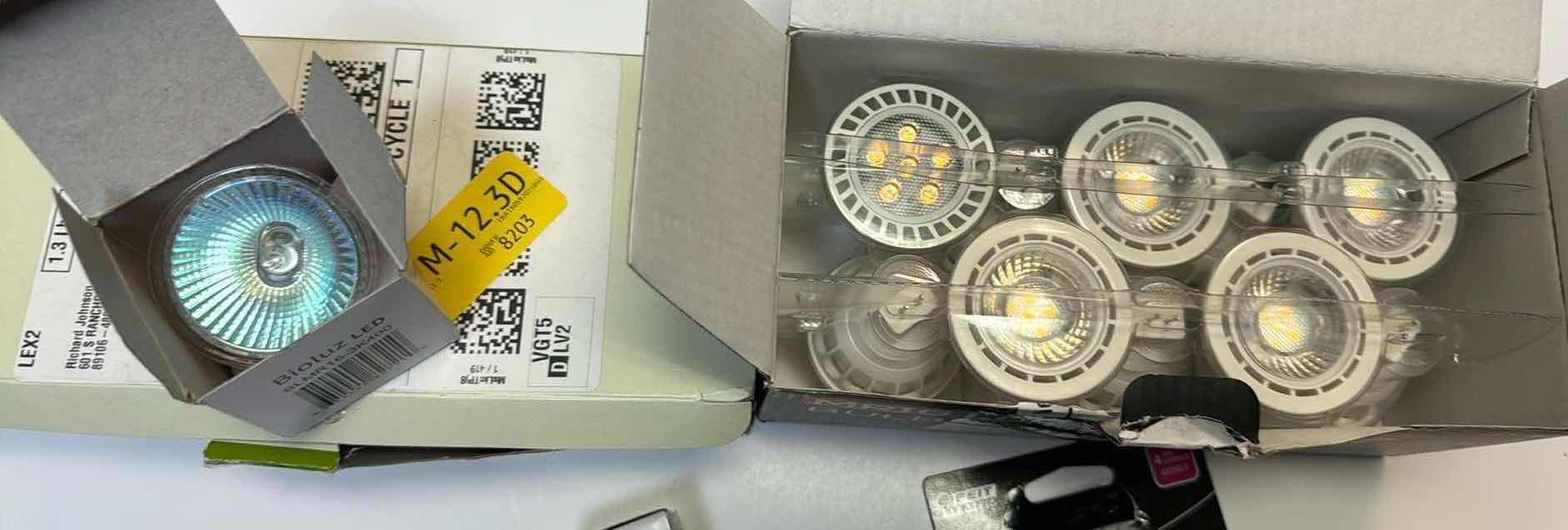 Photo 1 of BOX OF ASSORTED LIGHT BULBS NIB