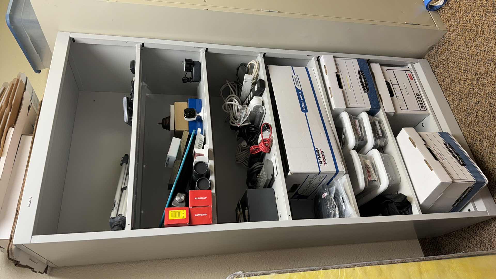 Photo 1 of METAL SHELVING UNIT  36” X 12" H76”   (CONTENTS NOT INCLUDED)