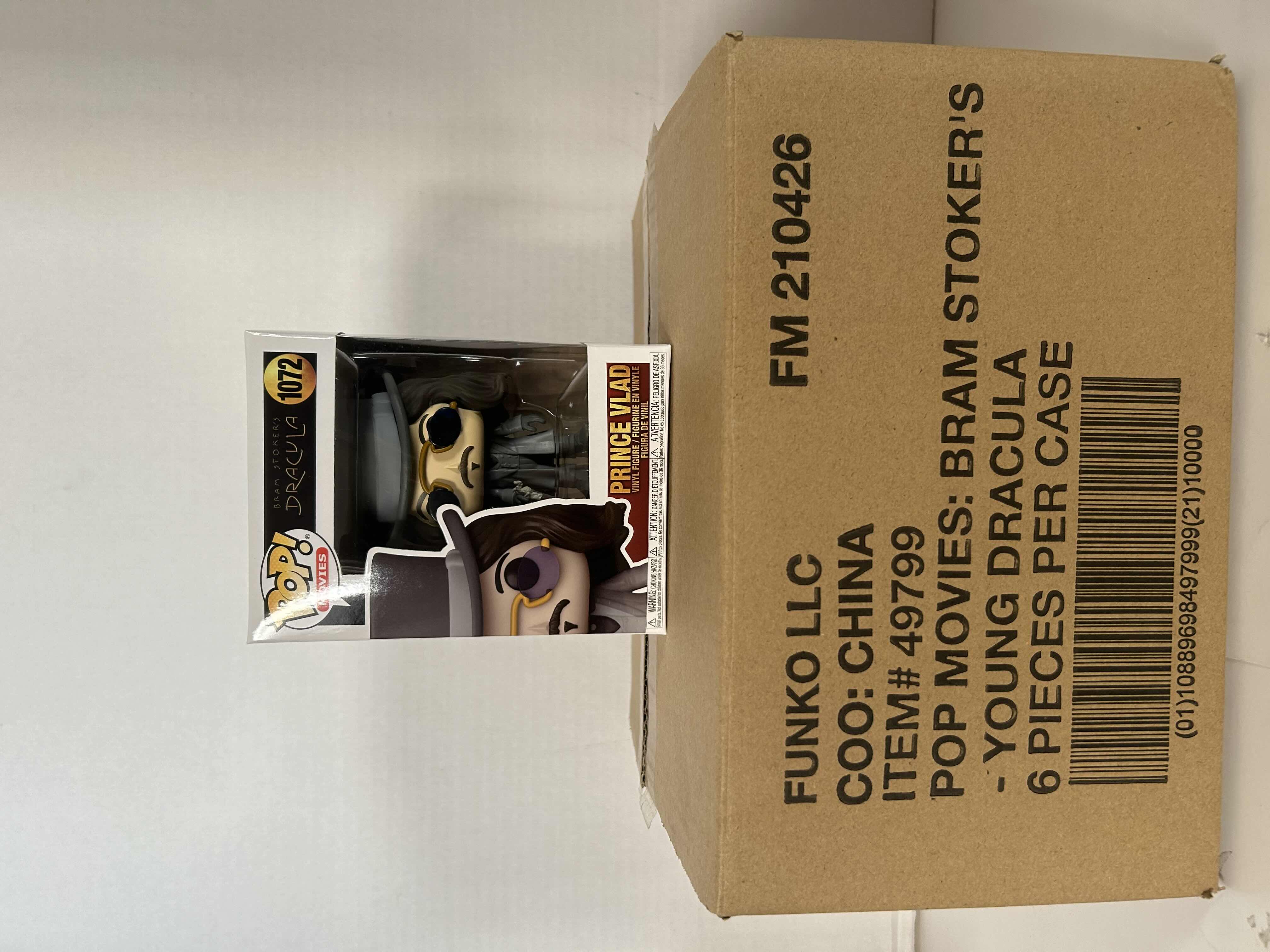 Photo 1 of FUNKO POP! DRACULA: PRINCE VLAD #1072
5 PER CASE