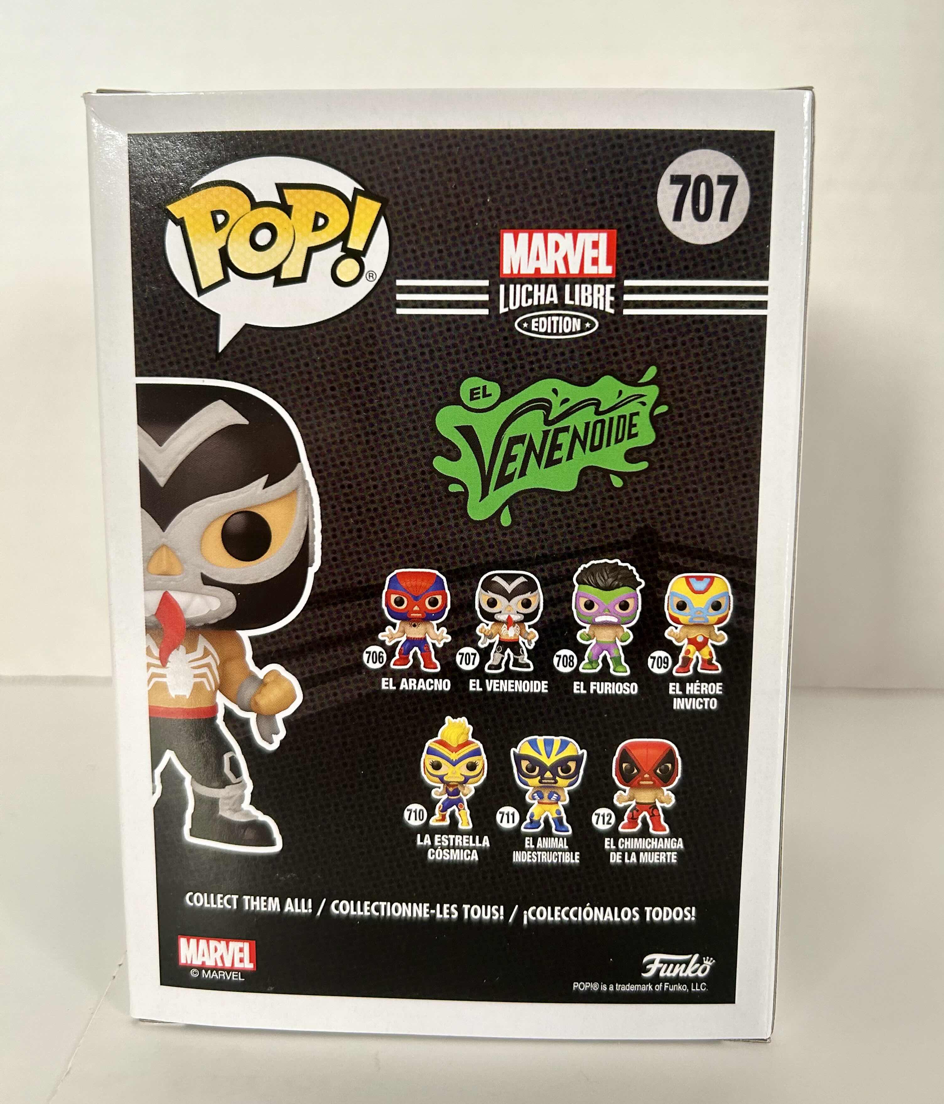 Photo 1 of FUNKO POP! MARVEL LUCHA LIBRE: EL VENENOIDE #707
3 PER CASE