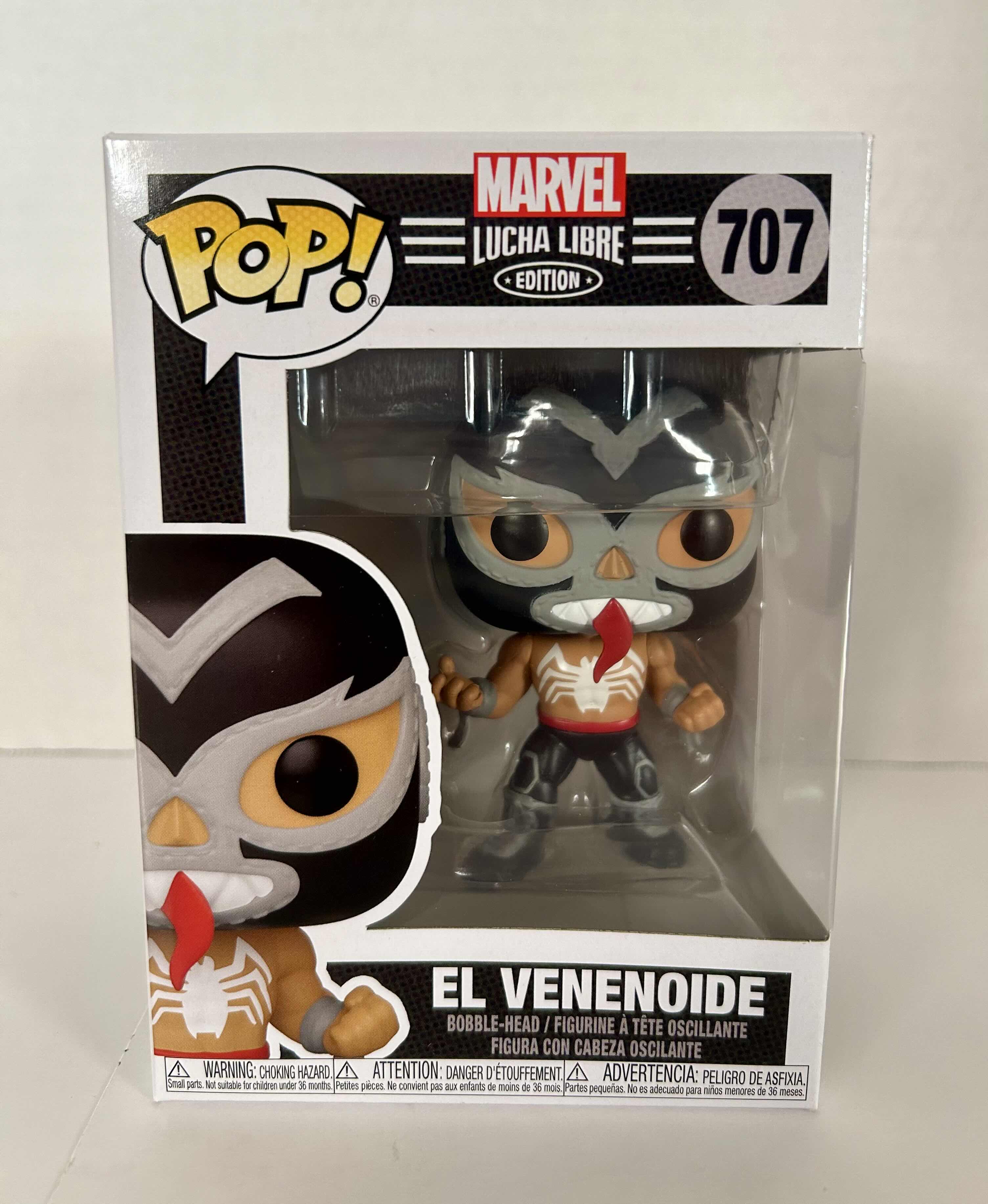 Photo 1 of FUNKO POP! MARVEL LUCHA LIBRE: EL VENENOIDE #707
3 PER CASE